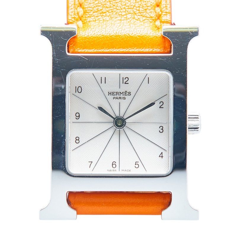 Hermes Hermes Hermes H Watch Stainless Steel Metal Quartz Size ONE SIZE - 1 Thumbnail