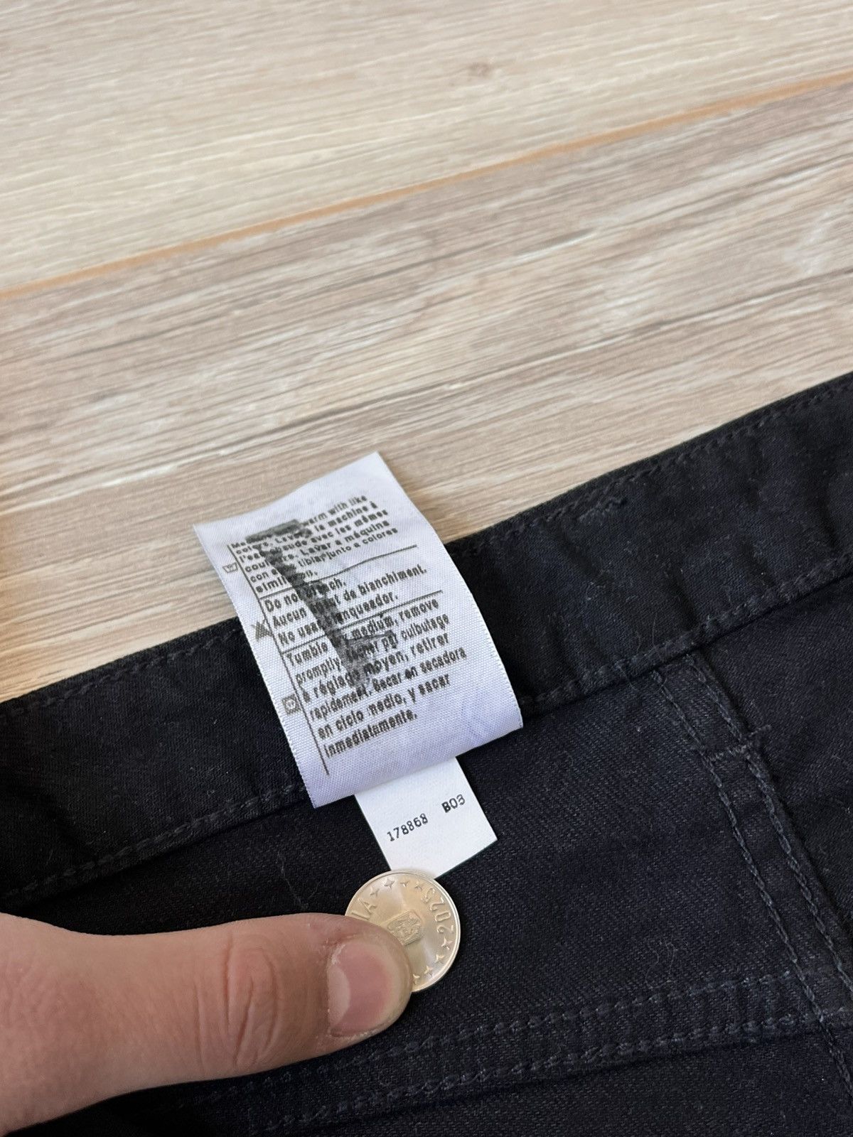 Carhartt Carhartt Original Fit Black Twill Work Pants Size US 32 / EU 48 - 11 Thumbnail