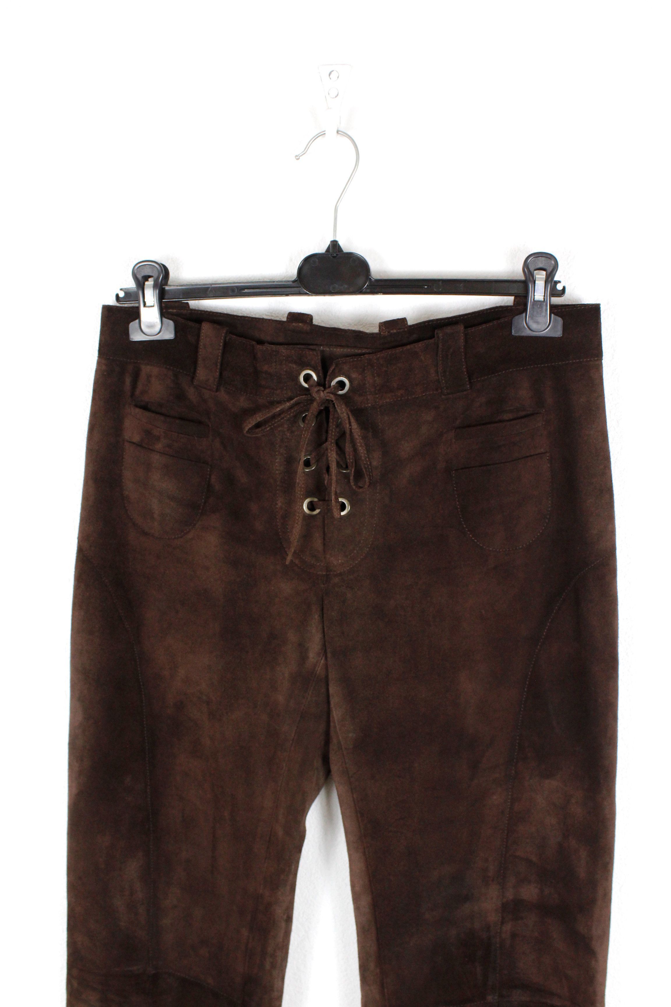 Leather × Marni Marni Cowgirl Western Leather Pants 44 Size 30" / US 8 / IT 44 - 2 Thumbnail