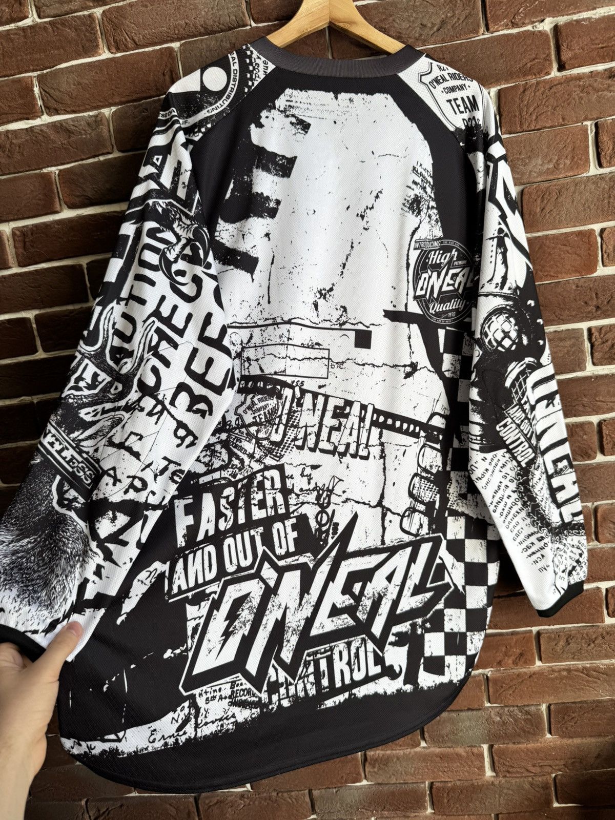 O'Neill O’Neal Motocross AOP Jersey Element Punk Rock Racing Rare Size US XL / EU 56 / 4 - 12 Thumbnail