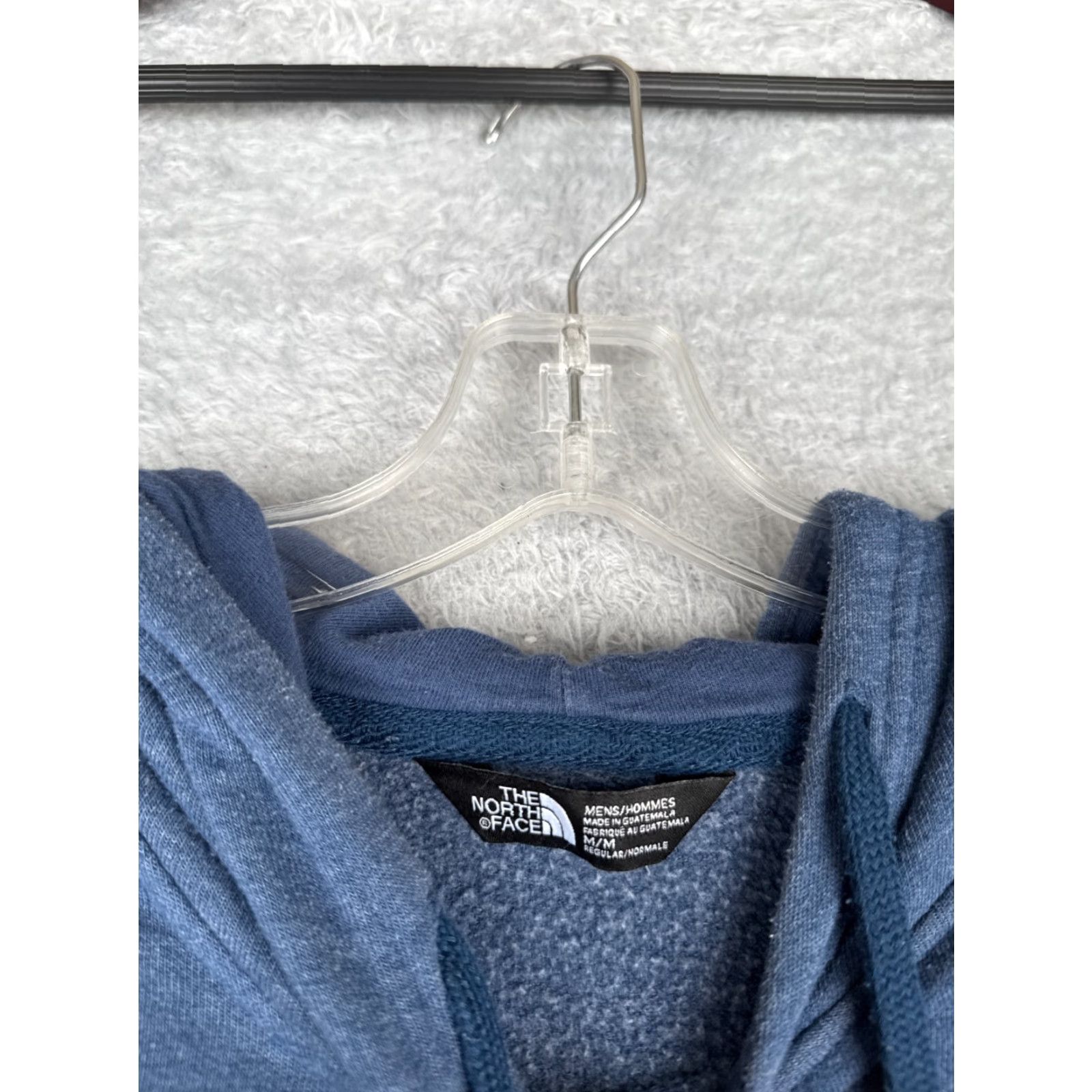 The North Face The North Face Hoodie Mens Medium Blue Solid Pullover Cotton Blend Long Sleeve Pocket Size US M / EU 48-50 / 2 - 7 Thumbnail