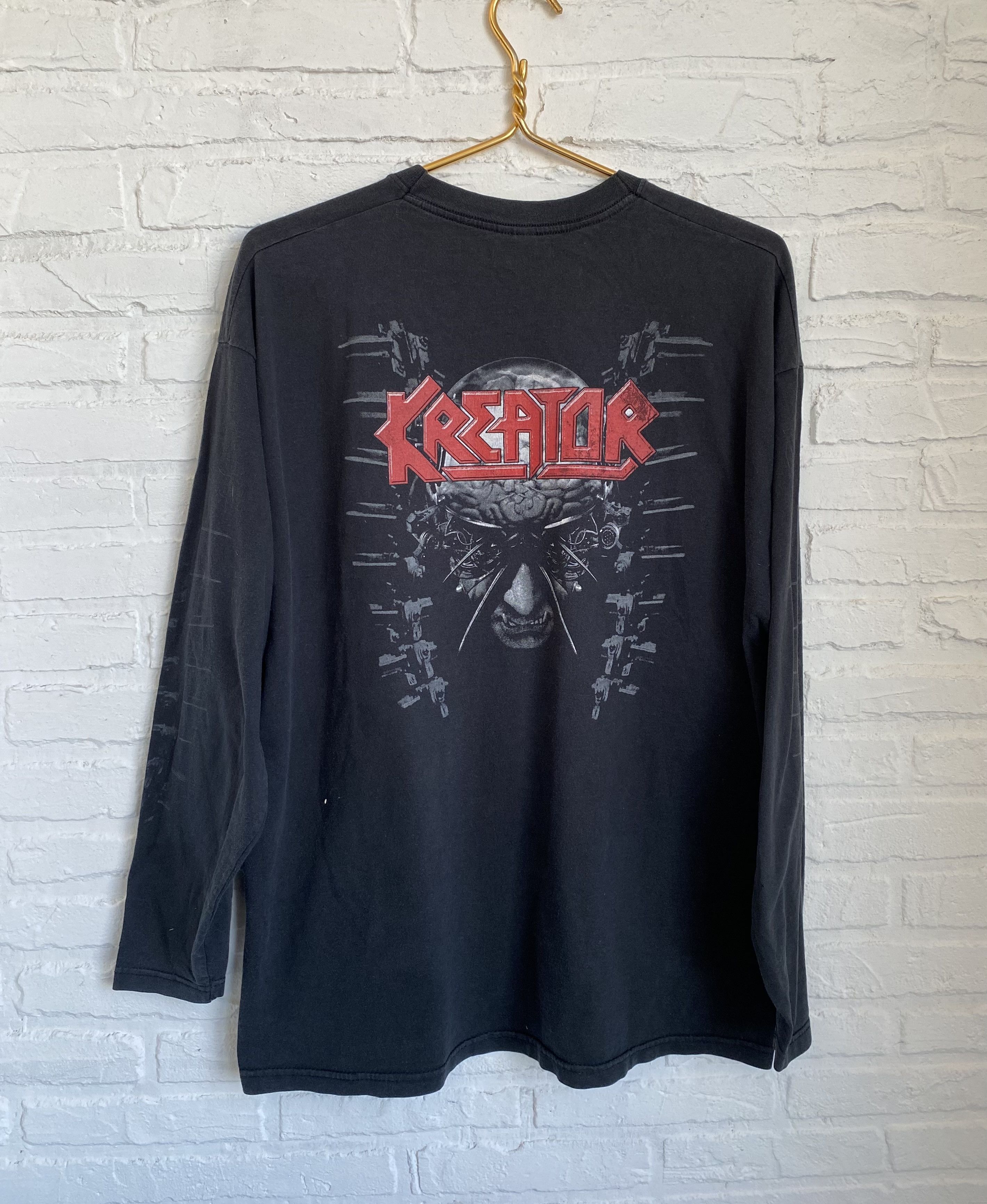 Band Tees × Vintage Vintage 2005 KREATOR enemy of god long sleeve t-shirt Size US XL / EU 56 / 4 - 2 Thumbnail