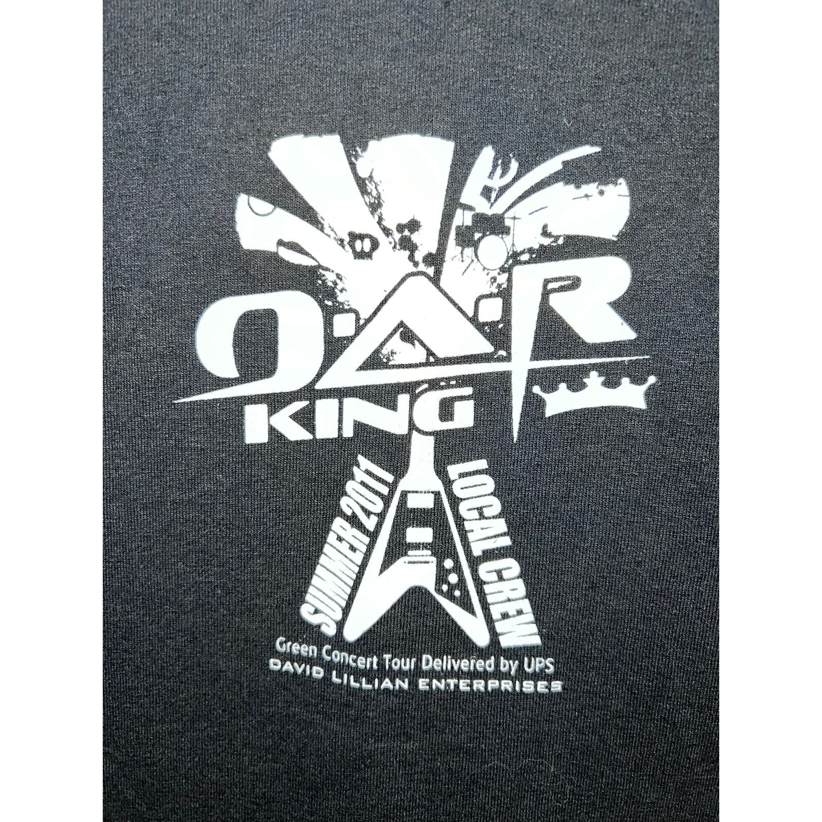 Jerzees 2011 O.A.R. Local Crew Summer Tour King Concert Shirt XL Size US XL / EU 56 / 4 - 3 Thumbnail