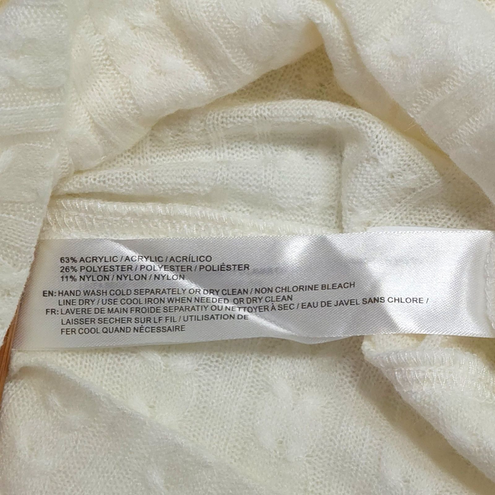 Other NWT B.O.G. Band of the Free Raquel Cropped Knit Sz. S Ivory Size S / US 4 / IT 40 - 8 Thumbnail