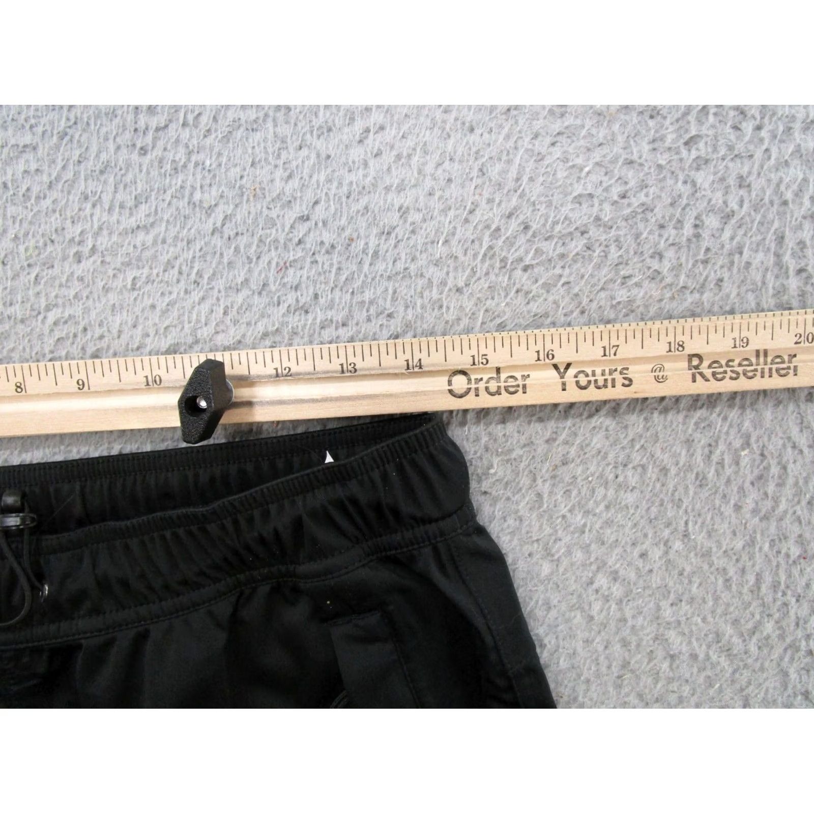 Vintage Cabela's Windbreaker Pants Mens Size M Ankle Zip Elastic Waist Cargo Pocket Black Polyester Size US 31 - 7 Thumbnail