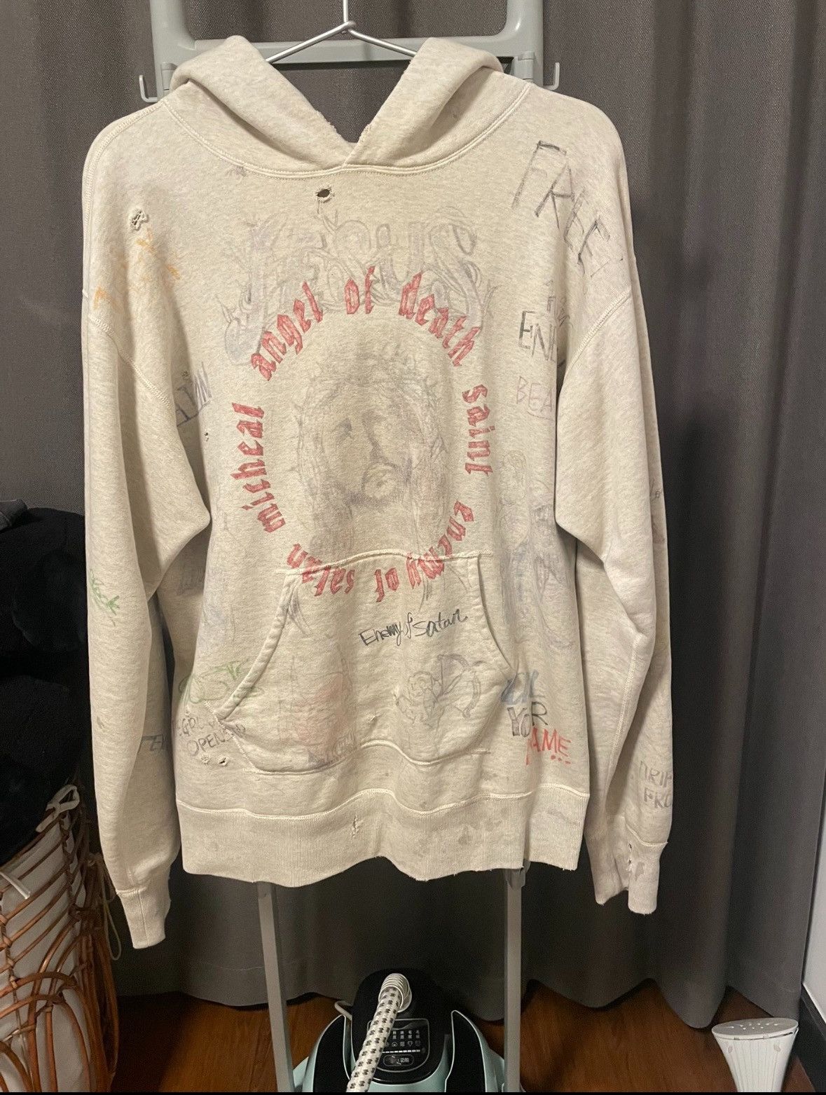 Saint Michael “Angel of Death” Hooded Sweatshirts Size US L / EU 52-54 / 3 - 1 Thumbnail