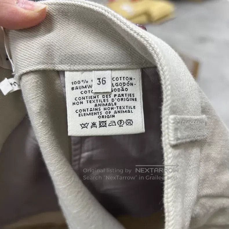 Hermes Hermes White Trousers Size 24" / US 00 / IT 34 - 5 Thumbnail