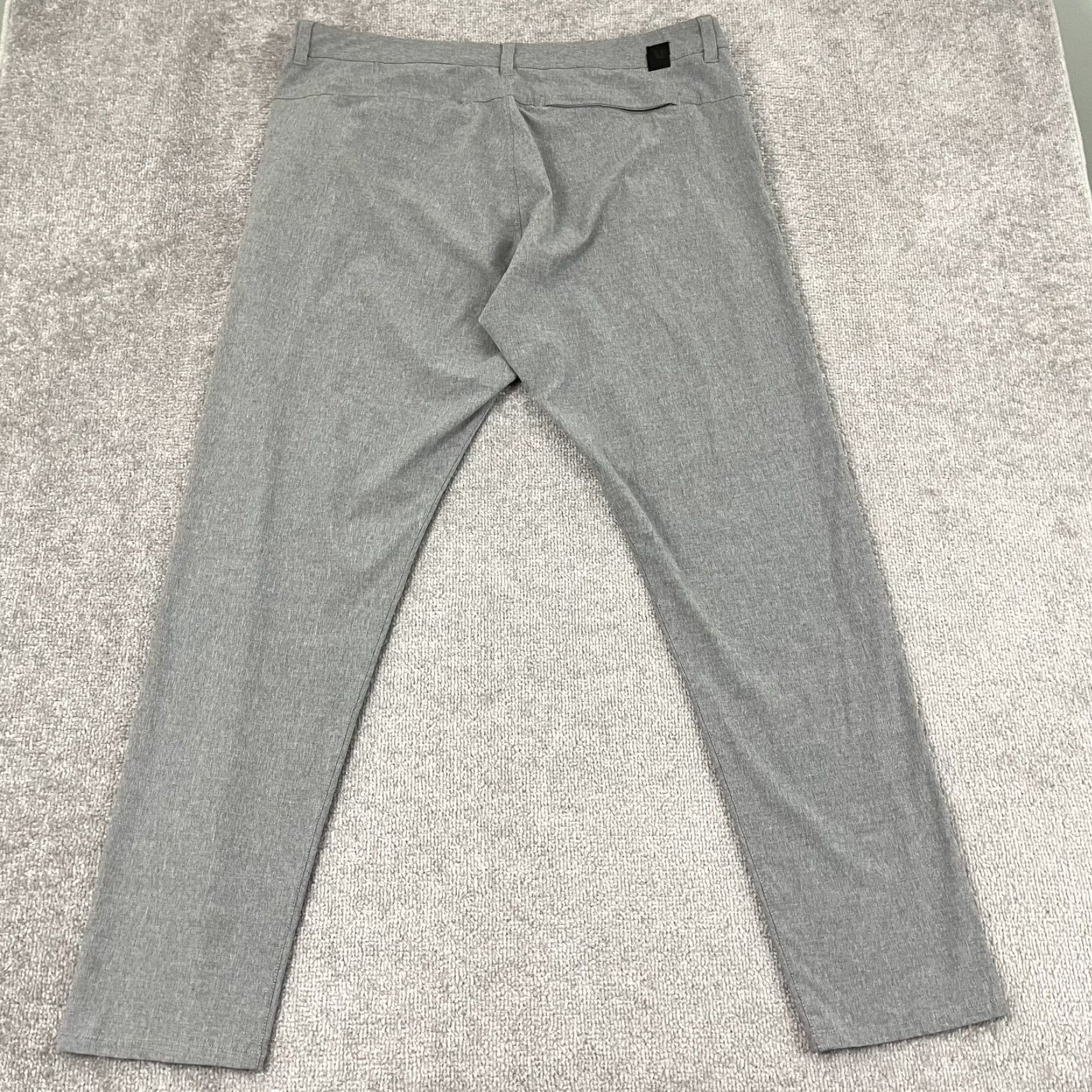 Vuori Vuori Mens Chino Pants 38x32 Gray Regular Straight Pockets 5-Pocket Denim V431 Vintage: No Size US 38 / EU 54 - 4 Thumbnail