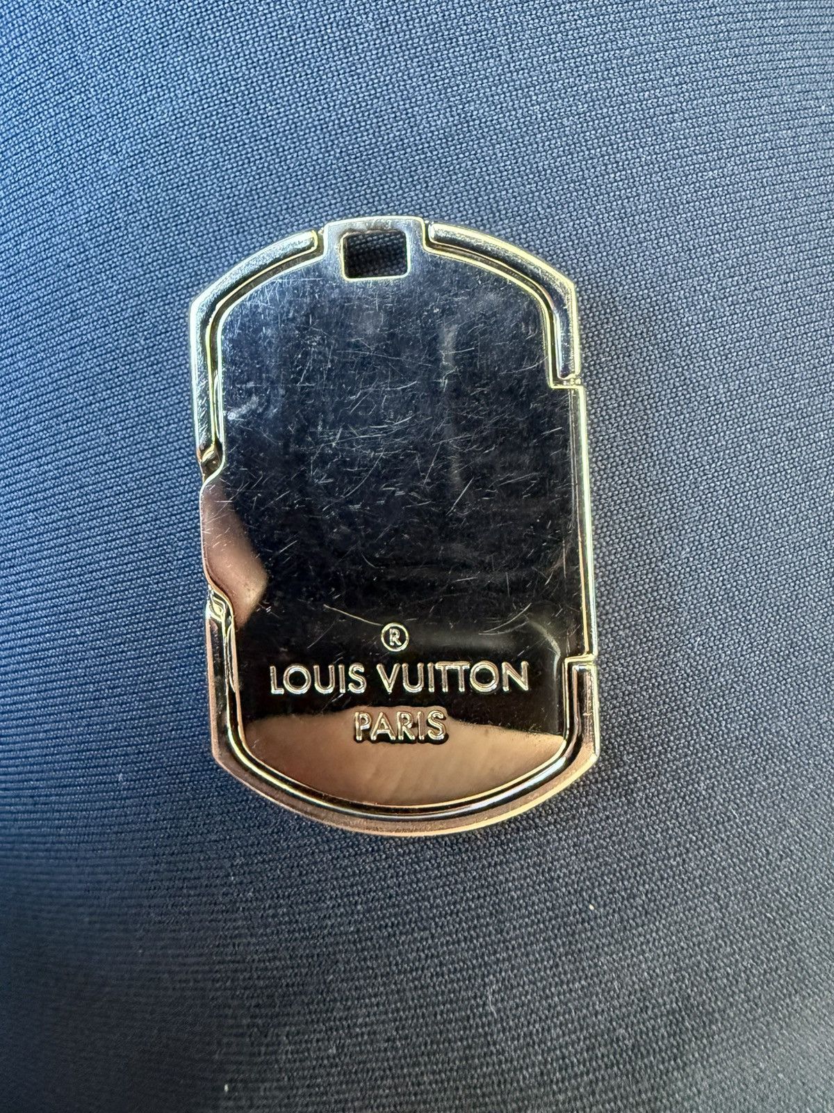 Louis Vuitton Louis Vuitton Monogram Eclipse Dog Tag Size ONE SIZE - 2 Thumbnail