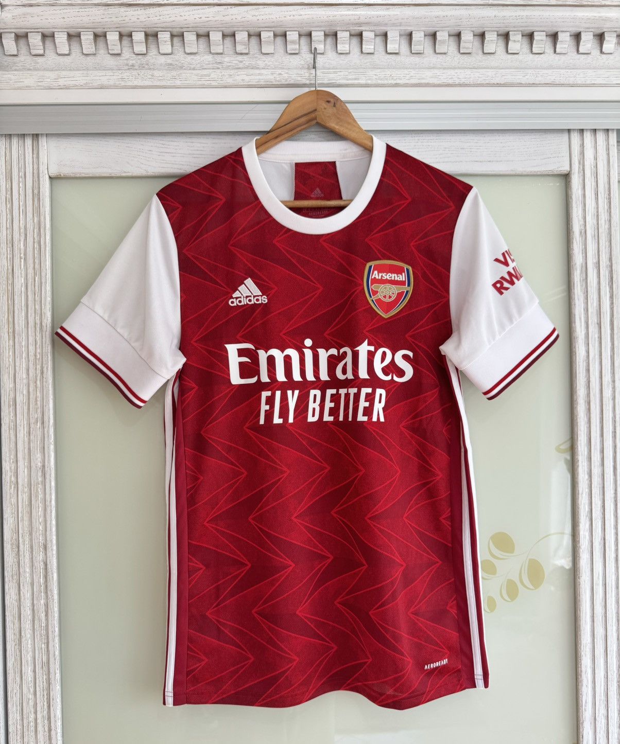 Adidas Arsenal 2020-2021 Home Soccer Jersey Football Kit Shirt Size US M / EU 48-50 / 2 - 1 Thumbnail