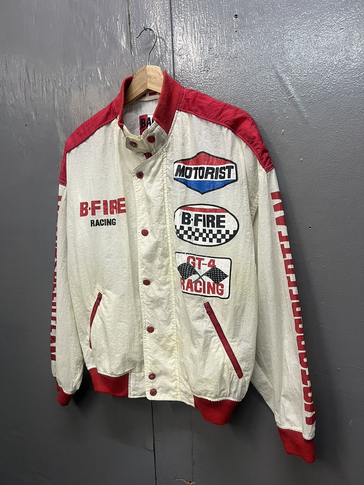 Vintage BACK FIRE RACING MOTORSPEED TEAM JACKET Size US M / EU 48-50 / 2 - 3 Thumbnail