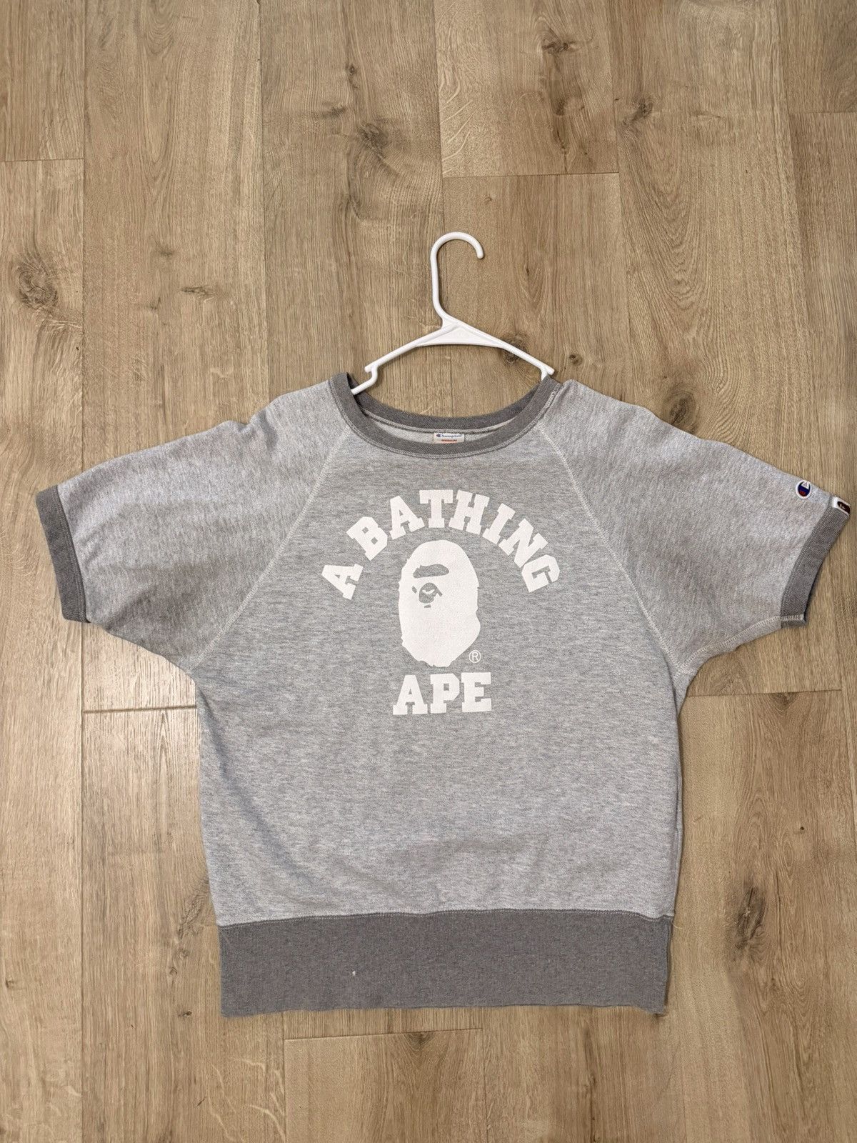 Bape Sweat Tee Champion Collab Size US M / EU 48-50 / 2 - 1 Thumbnail