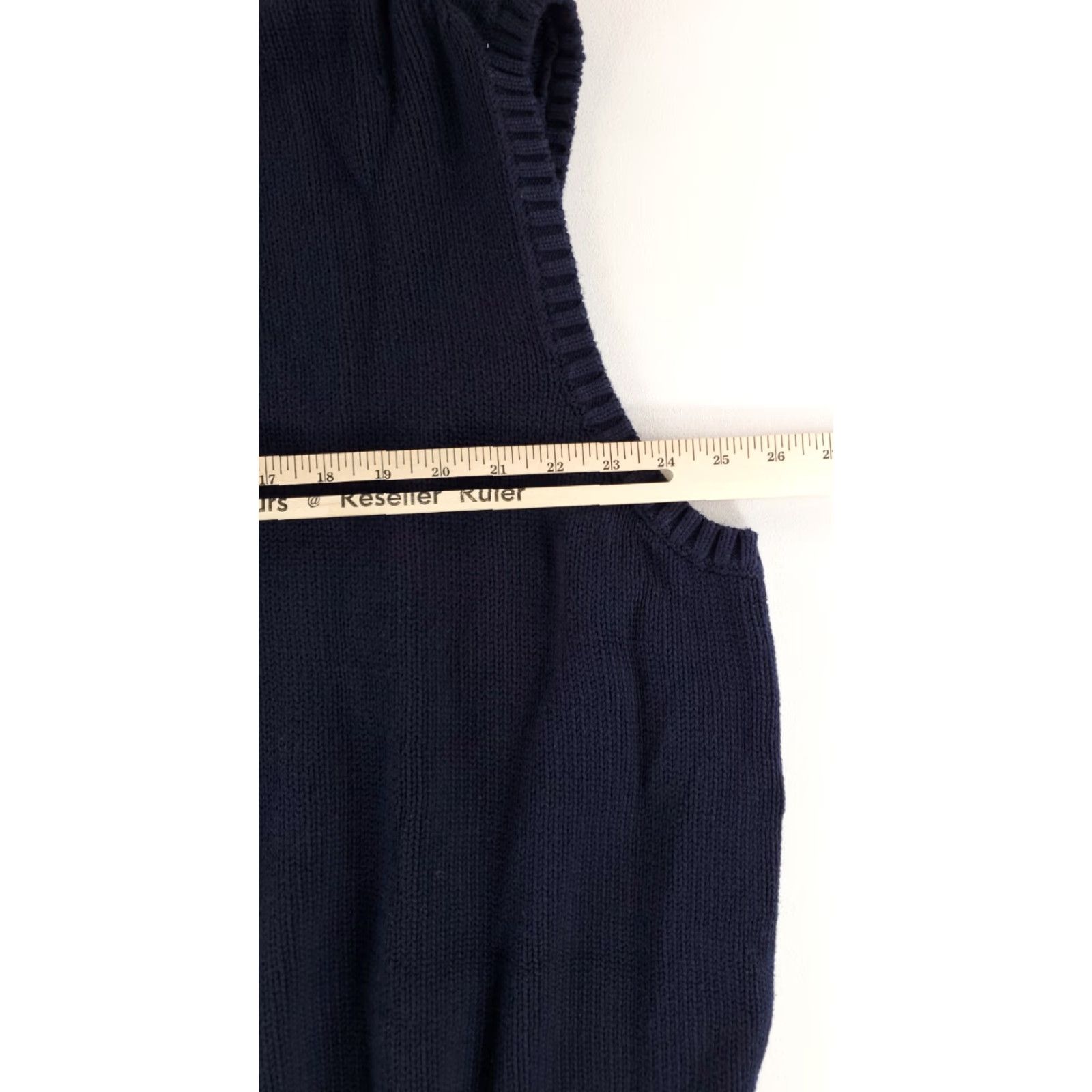 Polo Ralph Lauren Polo Ralph Lauren Vest Knit Cotton V Neck Navy Blue Mens 2XL Tall Big & Tall Size US XXL / EU 58 / 5 - 5 Thumbnail