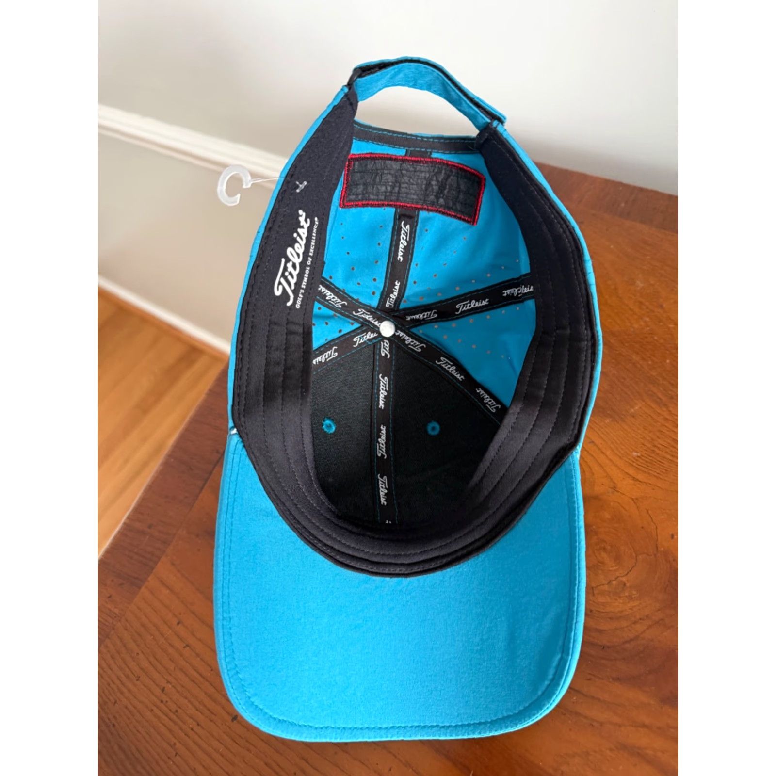 Titleist Titleist Rope Strapback Hat Blue Turquoise Teal Script Snapback Unisex Adults One Size (Blue) Size ONE SIZE - 6 Thumbnail