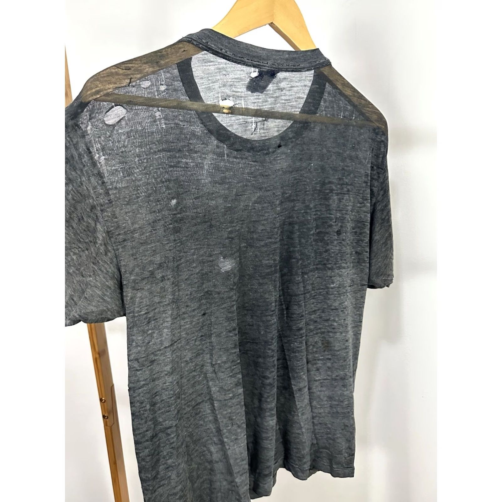 Vintage VTG 80s Alf Guitar Super Paper Thin Thrashed Distressed Worn Faded T-Shirt M Nike Shirt Black Mens Size US M / EU 48-50 / 2 - 5 Thumbnail