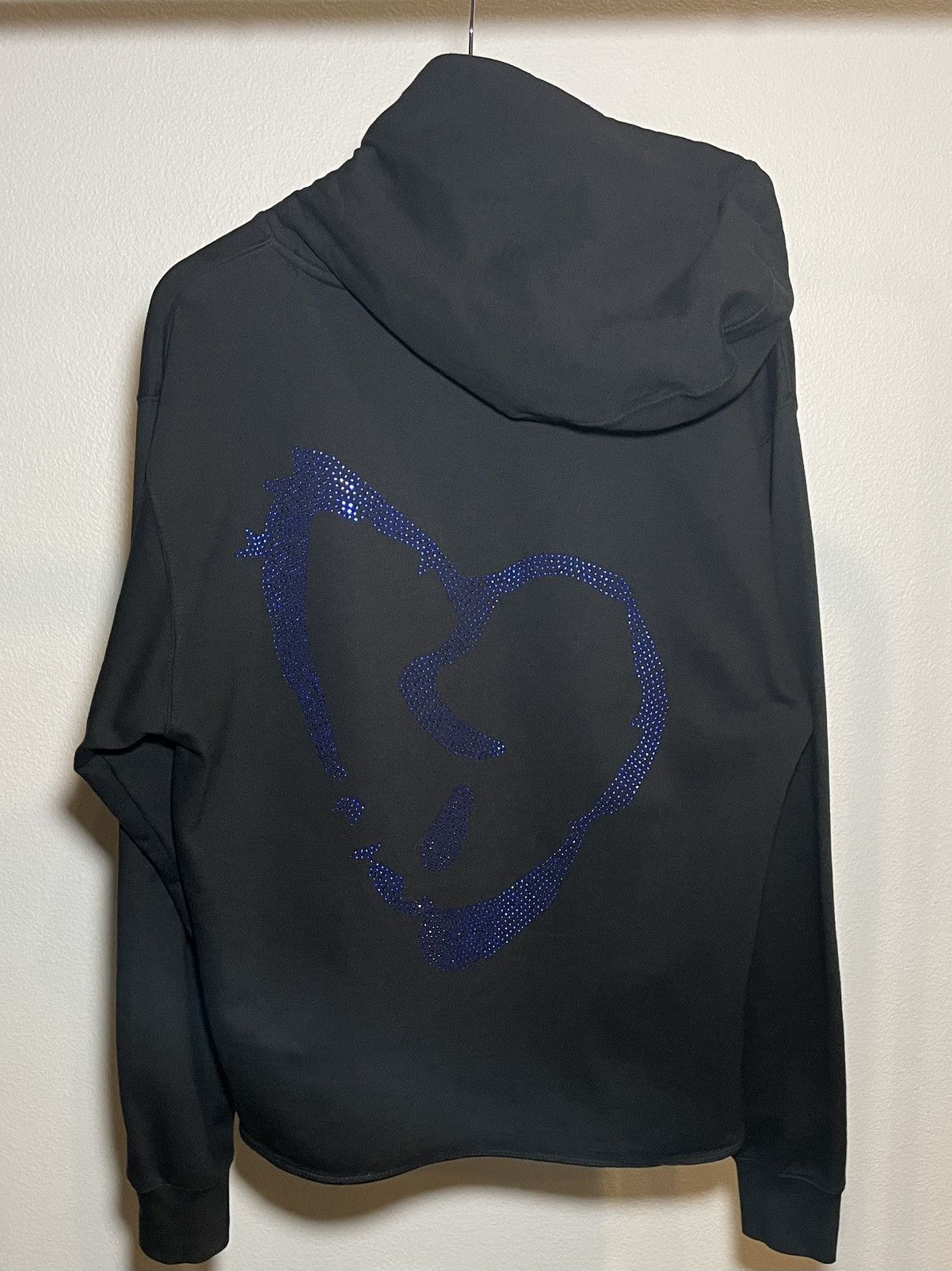 Revenge Revenge F&F Blue Bejeweled Heartbreak Hoodie Size US M / EU 48-50 / 2 - 2 Thumbnail