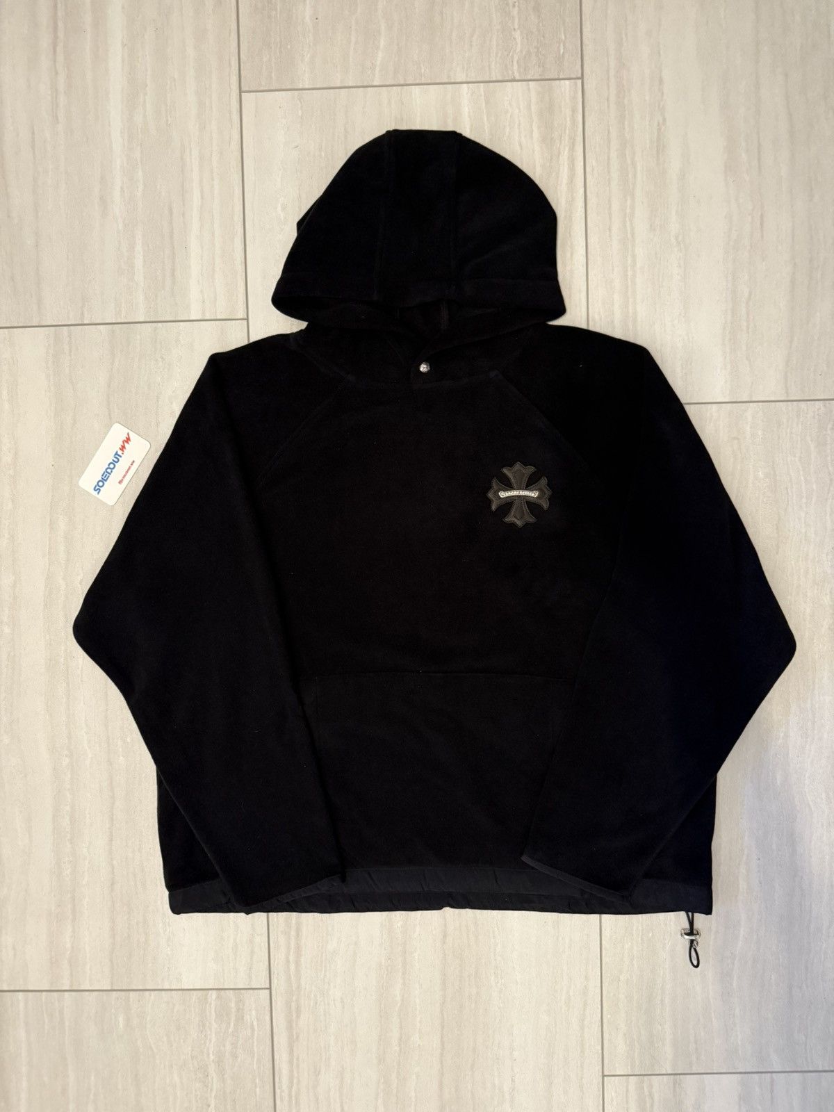 Chrome Hearts Chrome Hearts Fleece Plus Cross Pullover Hoodie Size US XL / EU 56 / 4 - 1 Thumbnail