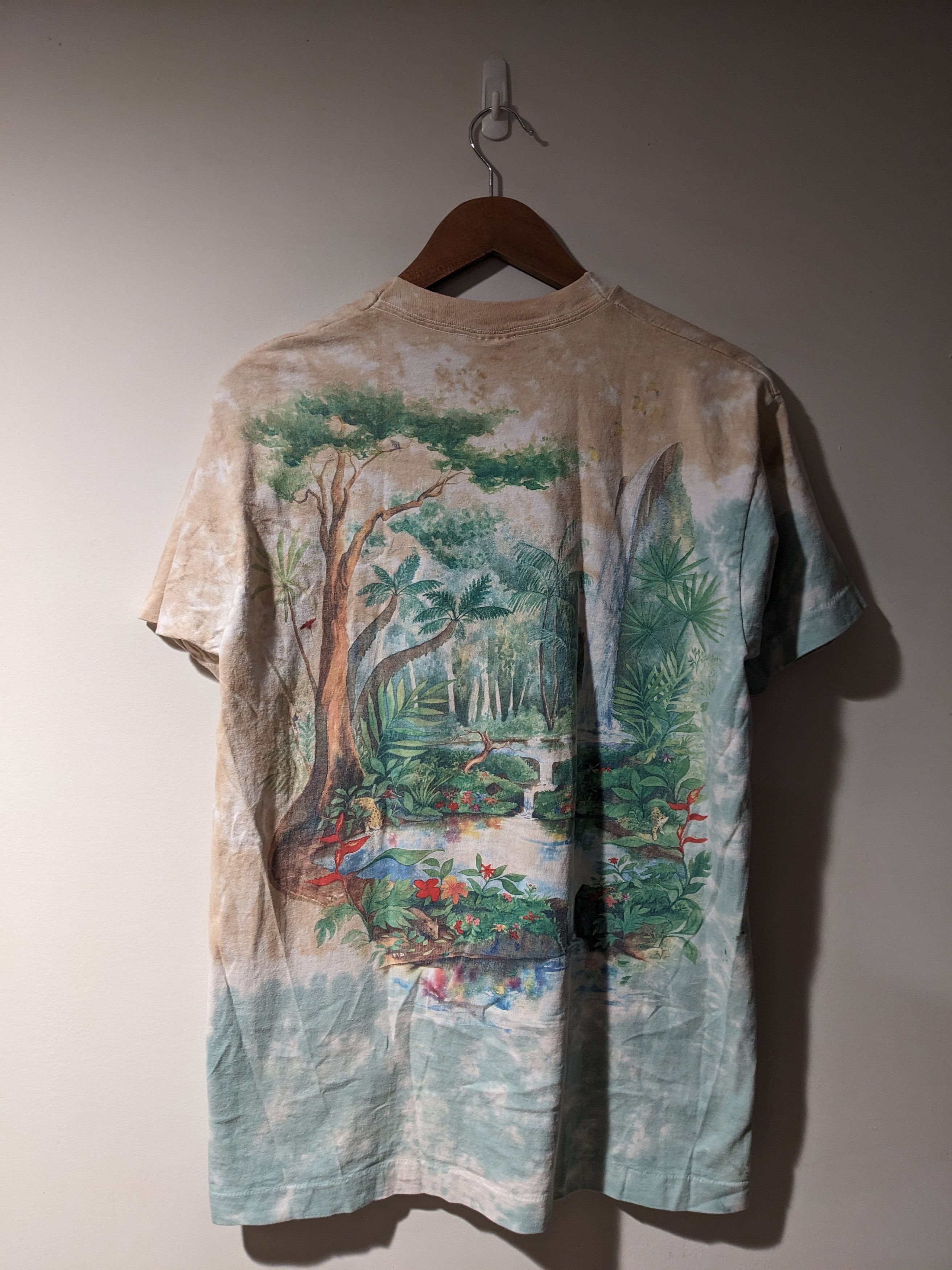 Liquid Blue × Vintage Vintage 90s Liquid Blue Rainforest Preserve Paradise T-Shirt Size US L / EU 52-54 / 3 - 5 Thumbnail