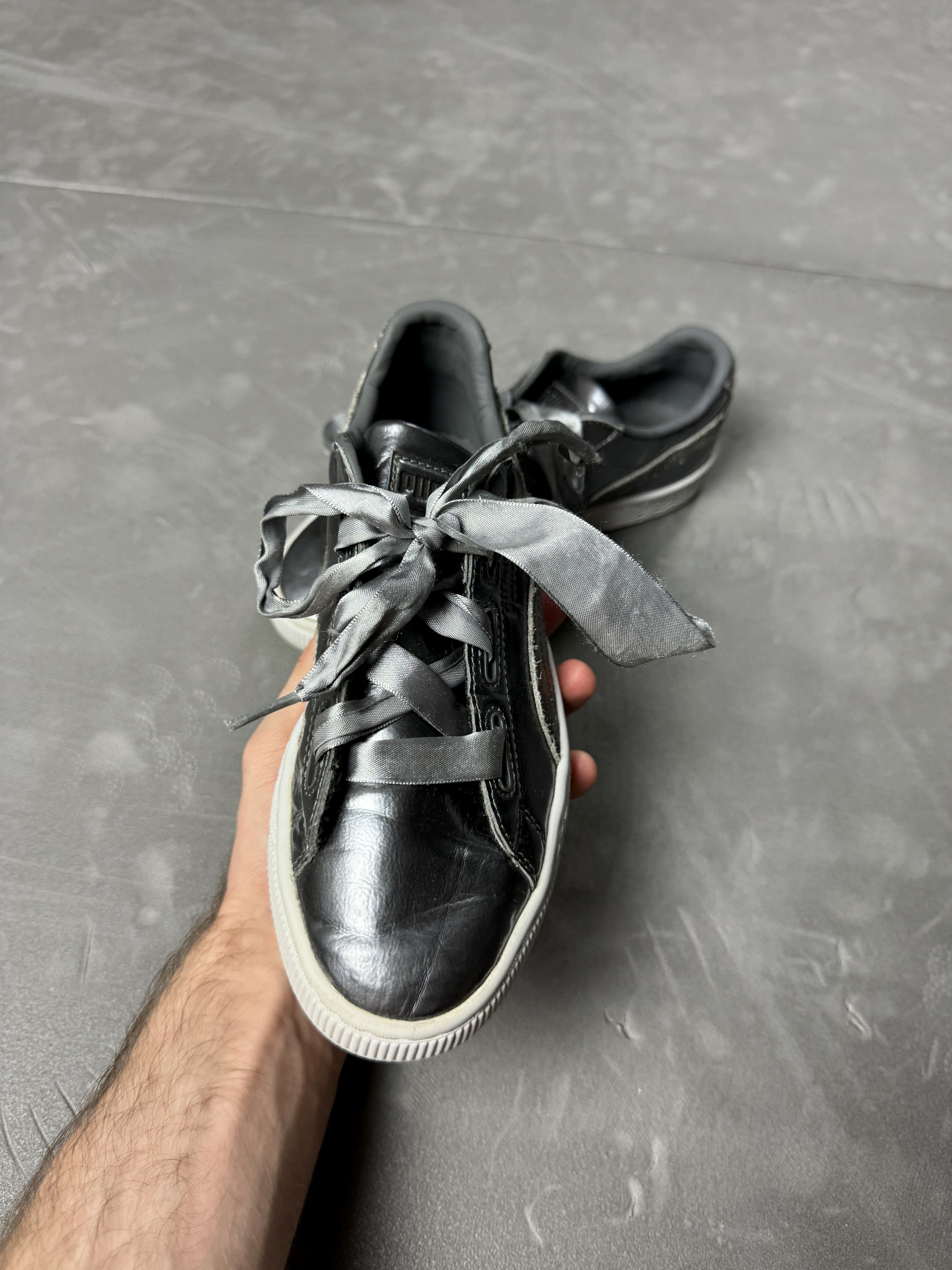 Puma Puma Basket Heart Lunar low-top sneakers coquette y2k Size US 4.5 / IT 34.5 - 7 Thumbnail