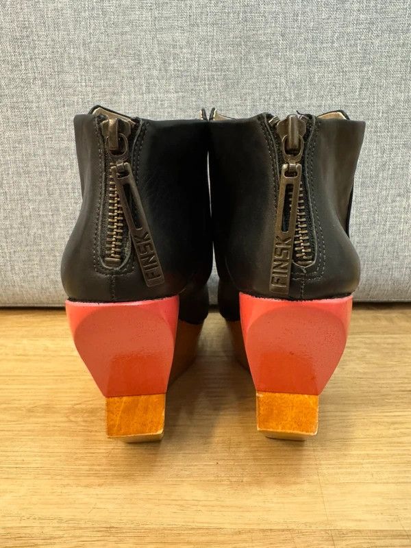 Other Finsk Ankle Wedge Boots Black Platform size 37 Size US 7 / IT 37 - 8 Thumbnail