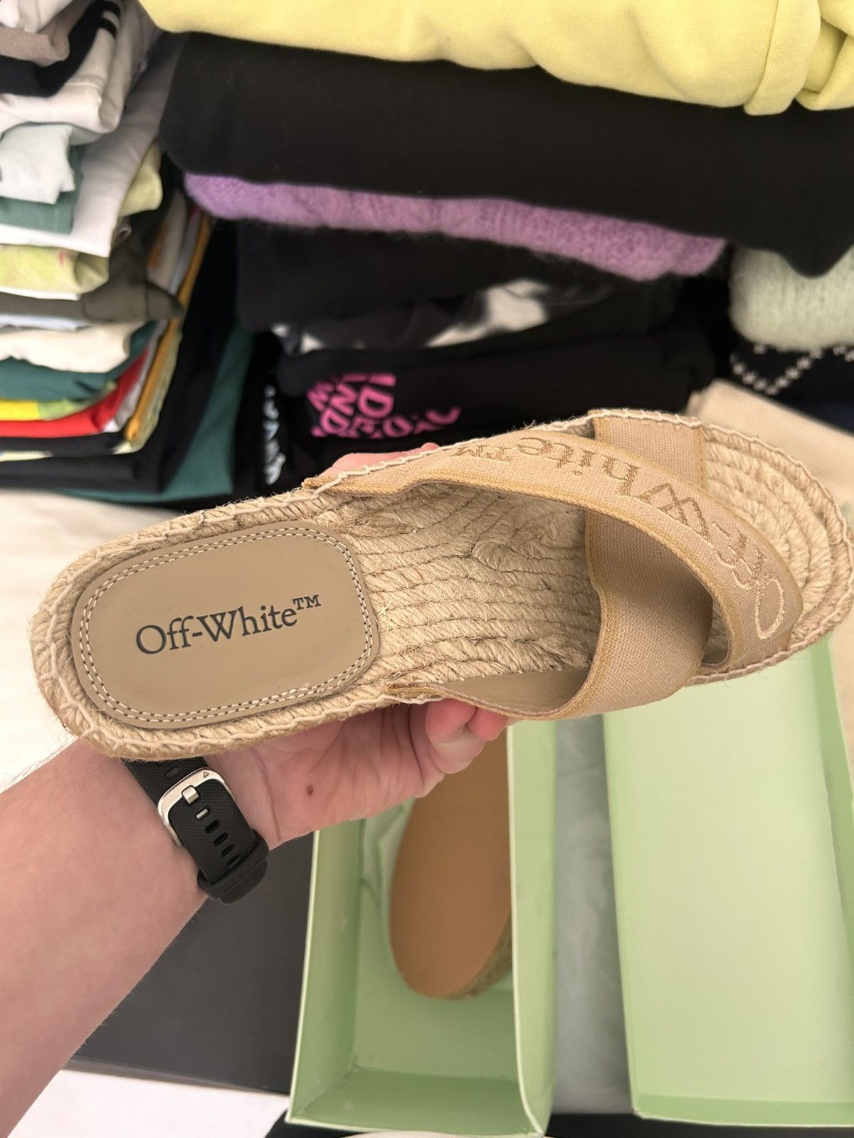 Off-White Off-White Bookish Sandals Size US 9 / IT 39 - 2 Thumbnail