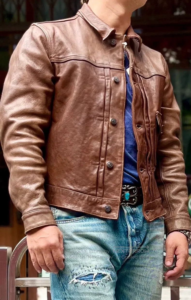RRL Ralph Lauren RRL Ralph Lauren 2015 vintage 506 leather jacket Size US S / EU 44-46 / 1 - 2 Thumbnail