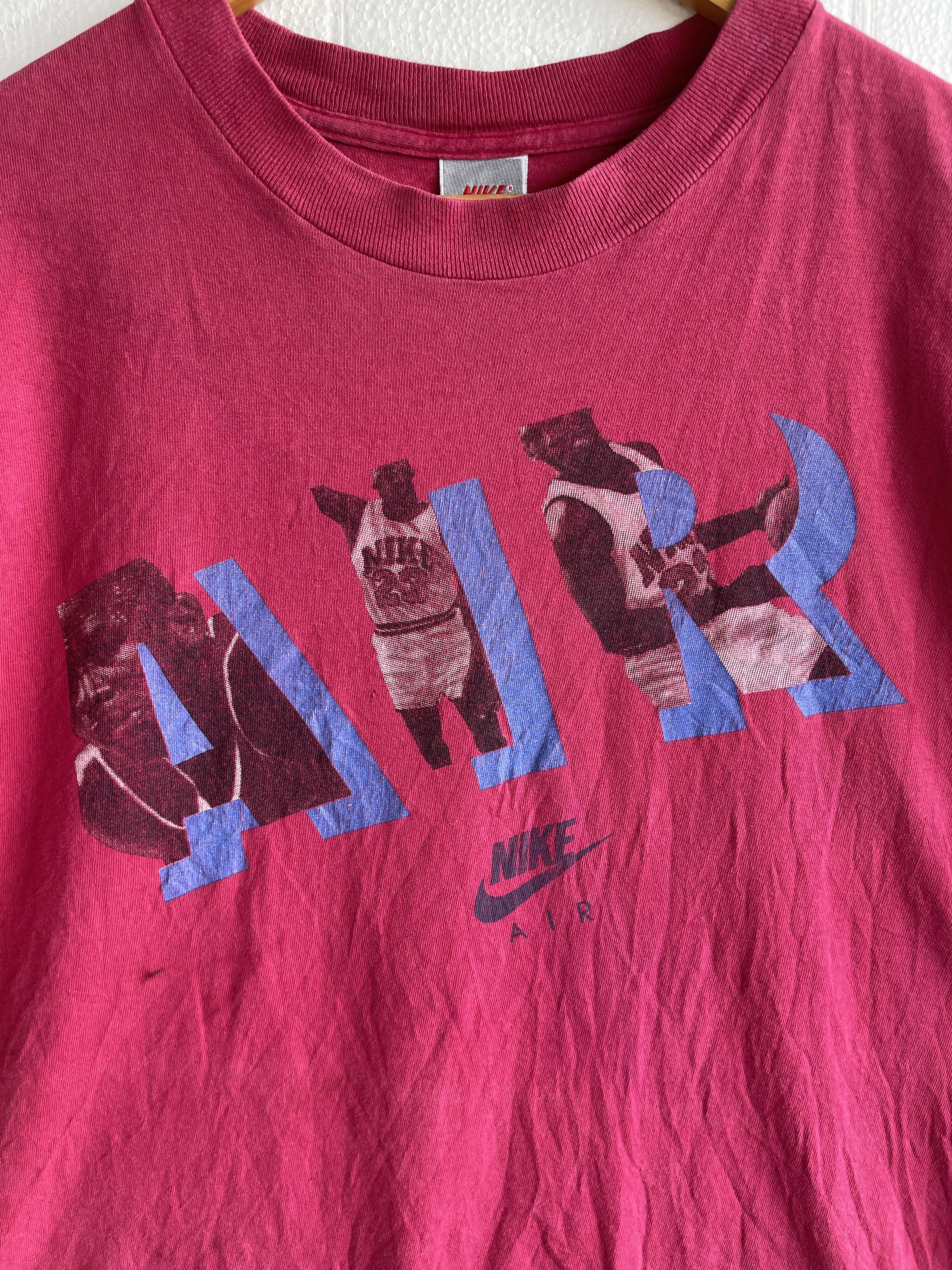 Just Don × Nike Vintage’90s🔥NIKE AIR SILVERTAB🔥Micheal Jodan SpellOut Tshirt Size US XL / EU 56 / 4 - 7 Thumbnail