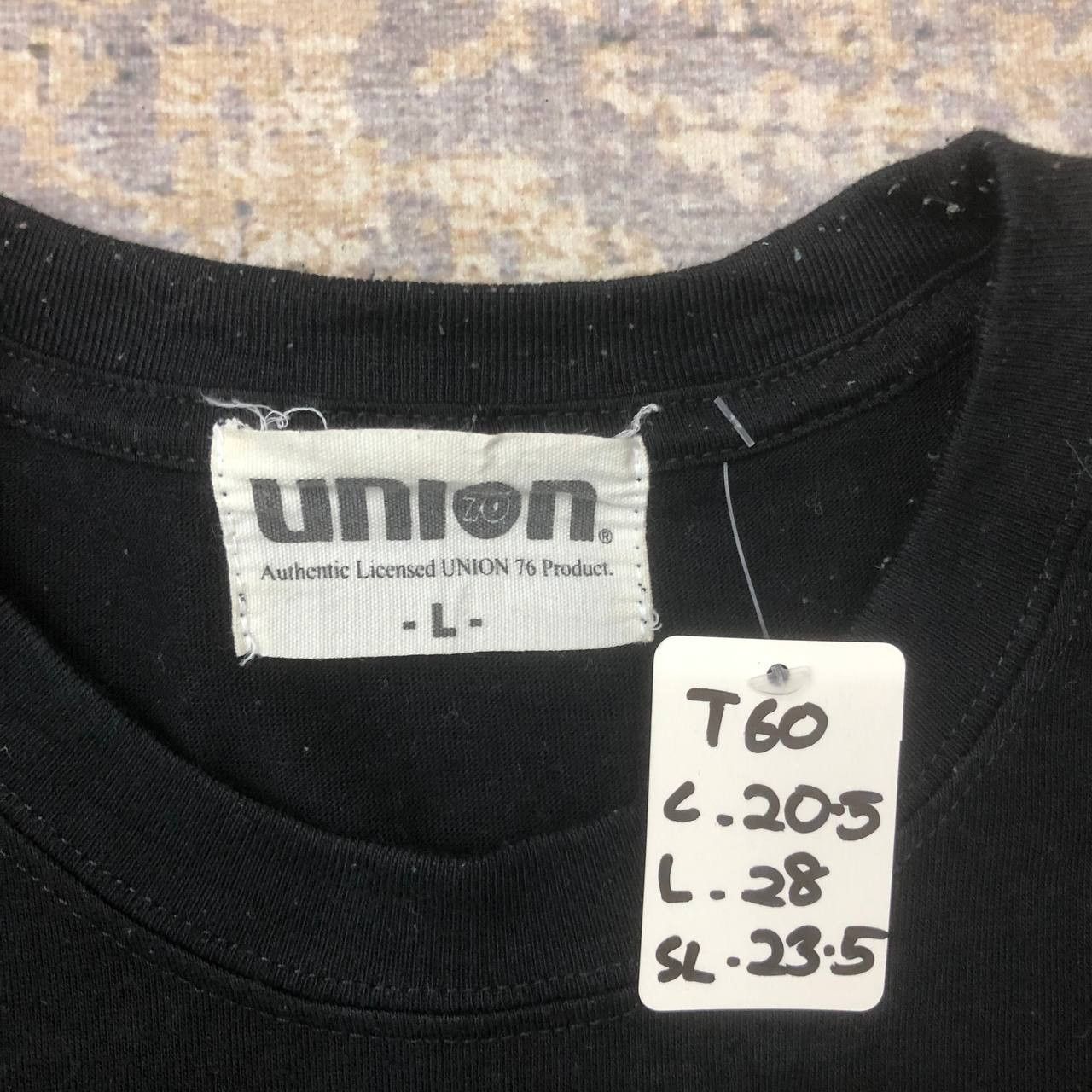 Vintage T60 UNION 76 LUBRICANTS RACING LONGSLEEVE TEE Size US L / EU 52-54 / 3 - 7 Thumbnail
