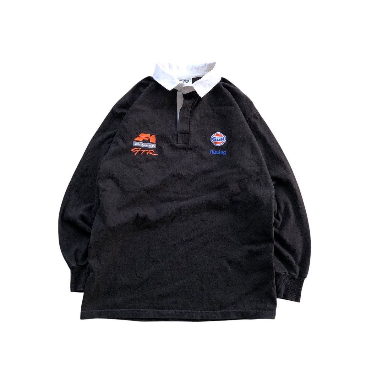Gear for Sports × Vintage MCLAREN Vintage Gulf Racing Longsleeve Polo Shirt Size US M / EU 48-50 / 2 - 1 Thumbnail