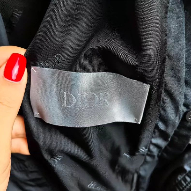 Dior Dior Embroidered Logo Letter Full Print Hooded Jacket 2501- Size US S / EU 44-46 / 1 - 5 Thumbnail