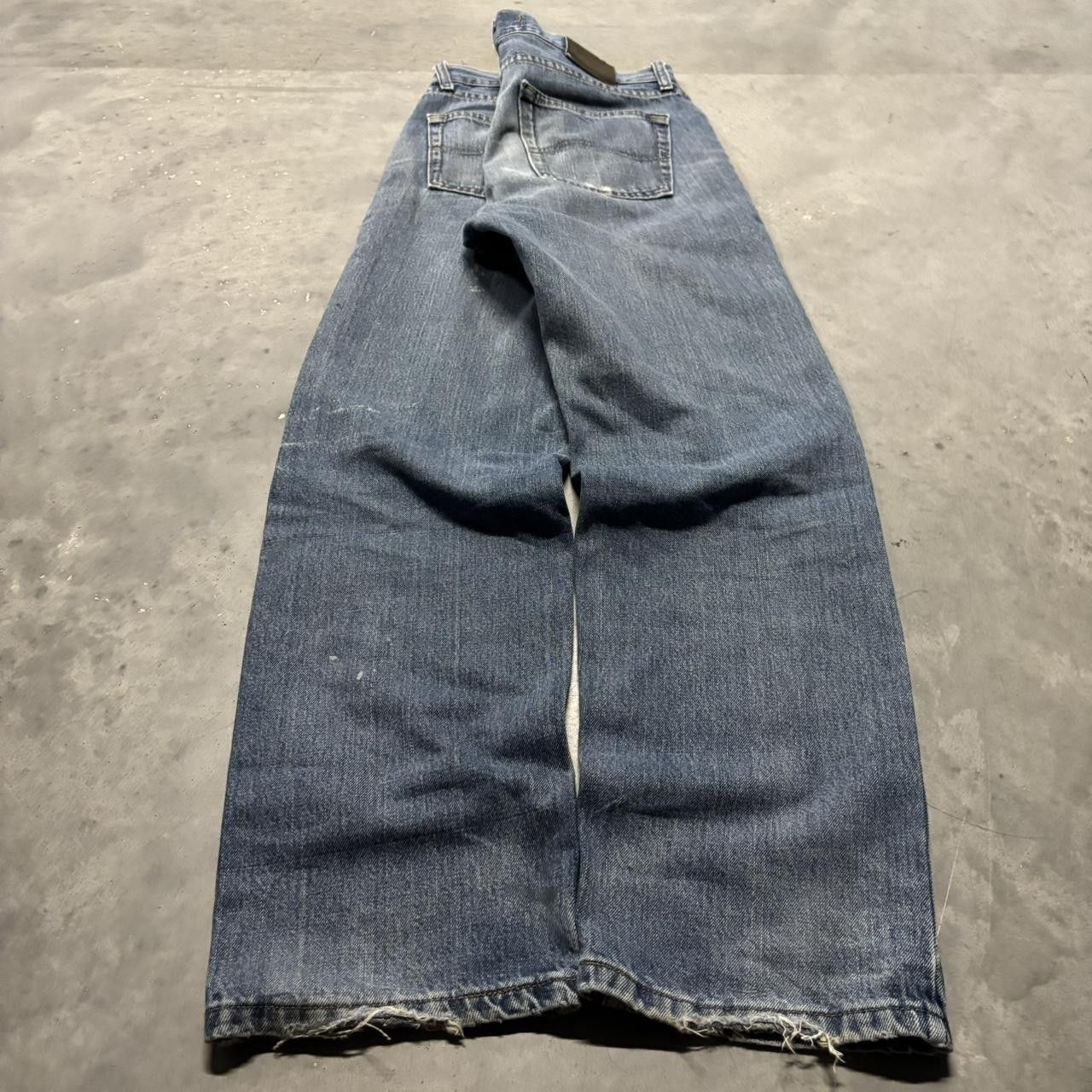 Japanese Brand × Vintage Crazy Vintage Y2K/2000s Grunge Medium Wash Denim Jeans! Size US 31 - 4 Thumbnail