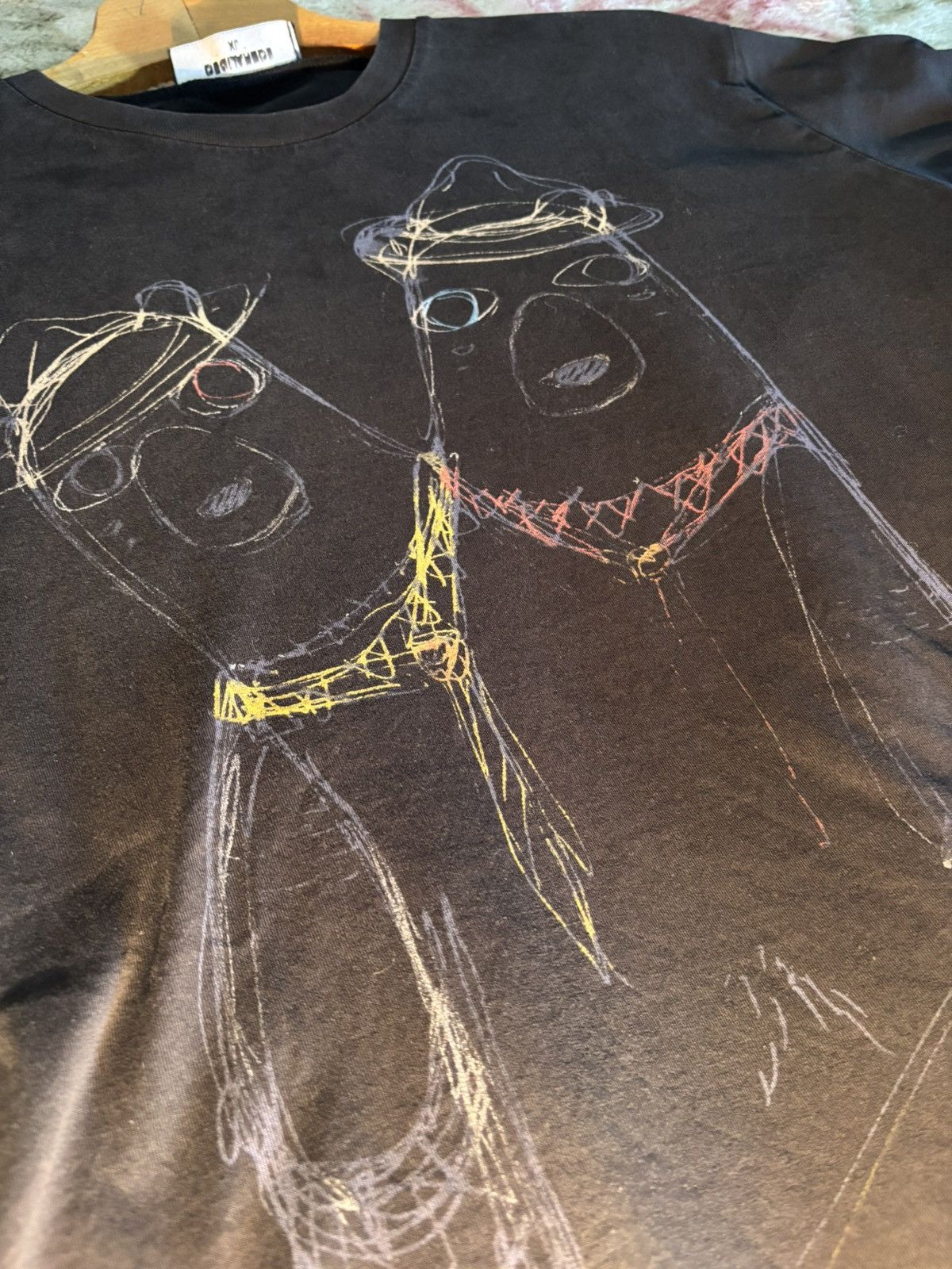 Dsquared2 Dsquared2 Artistic Graphic Tee - XL - Rare Line Art Design Size US XL / EU 56 / 4 - 3 Thumbnail
