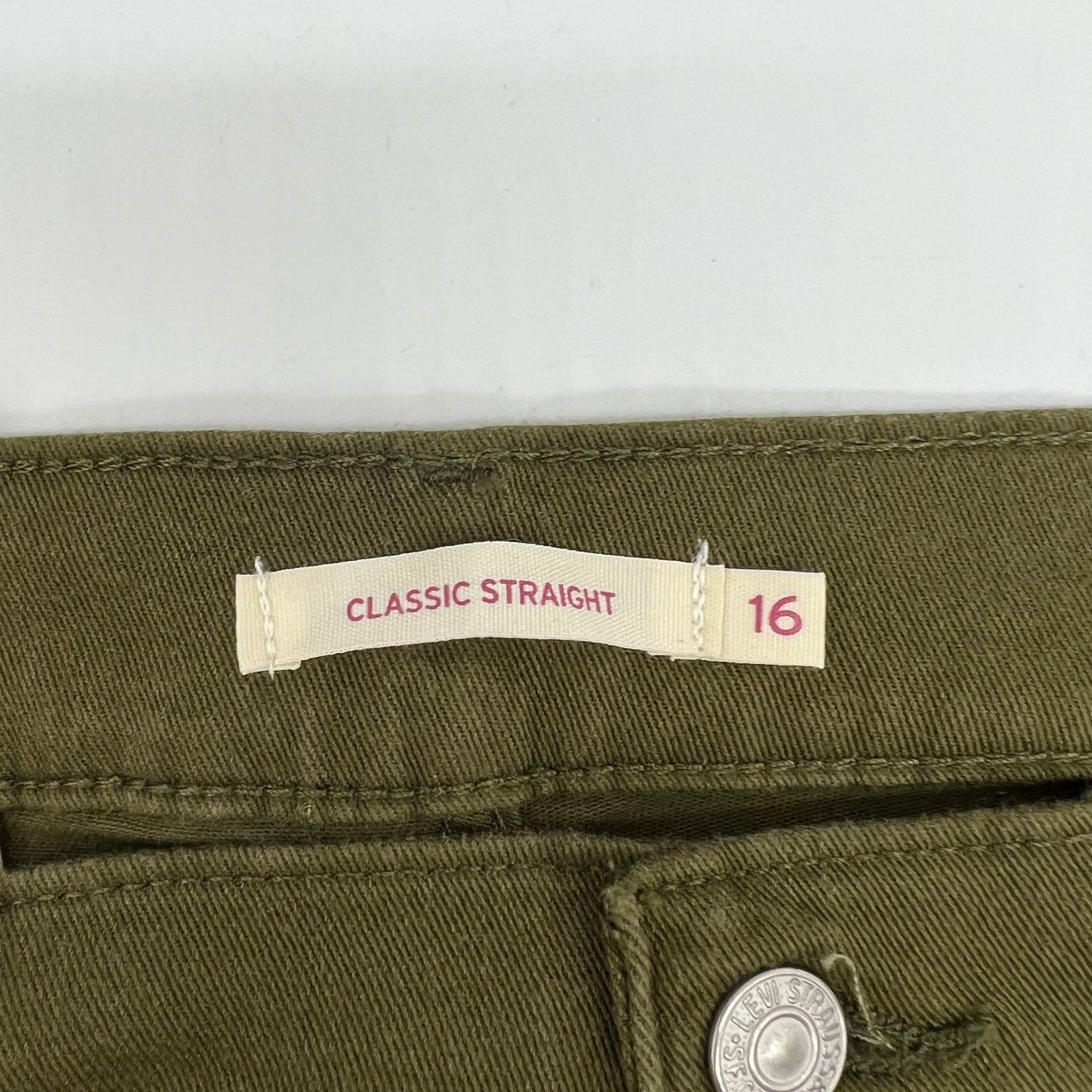 Levi's Levi's Womens Mid Rise Classic Straight Jean Size 16medium Size 38" / US 16 / IT 52 - 7 Thumbnail