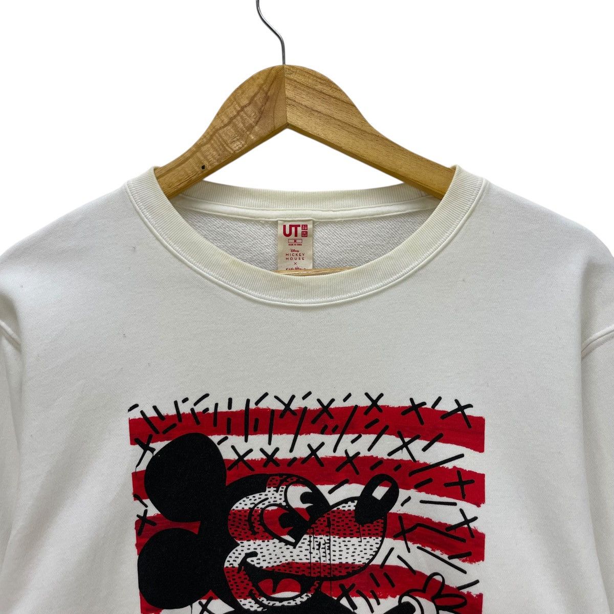 Mickey Mouse 💥Awesome Mickey X Keith Haring Crewneck Sweatshirt Size US M / EU 48-50 / 2 - 3 Thumbnail
