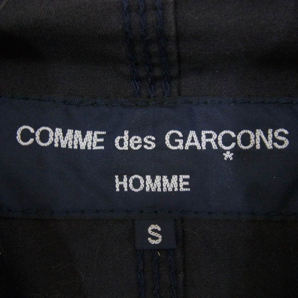 Comme des Garcons Homme Jacket Cotton 3 Button Tailored Plain Flap Pocket Navy Size US S / EU 44-46 / 1 - 5 Thumbnail