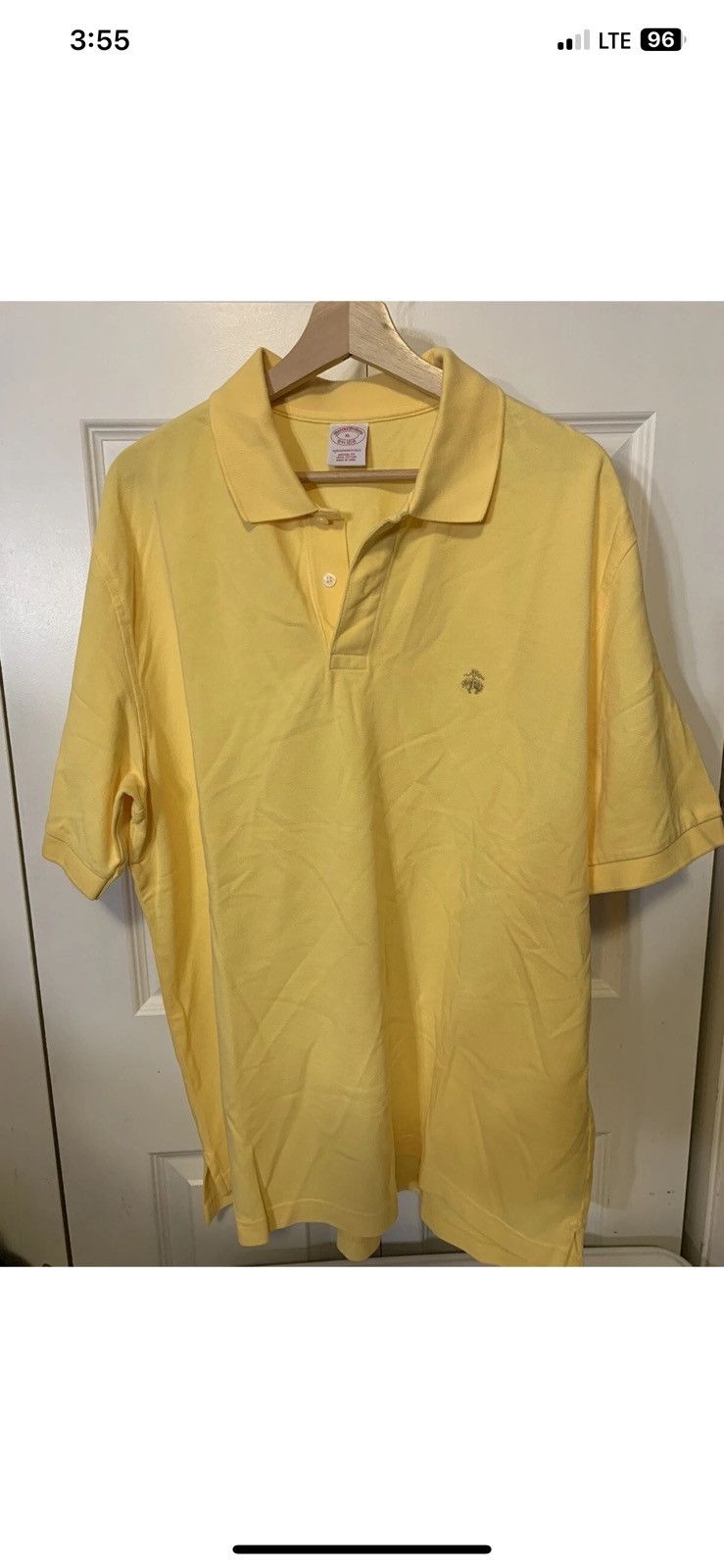 Brooks Brothers Brooks Brothers mens sz XL performance polo shirt yellow Size US XL / EU 56 / 4 - 1 Thumbnail