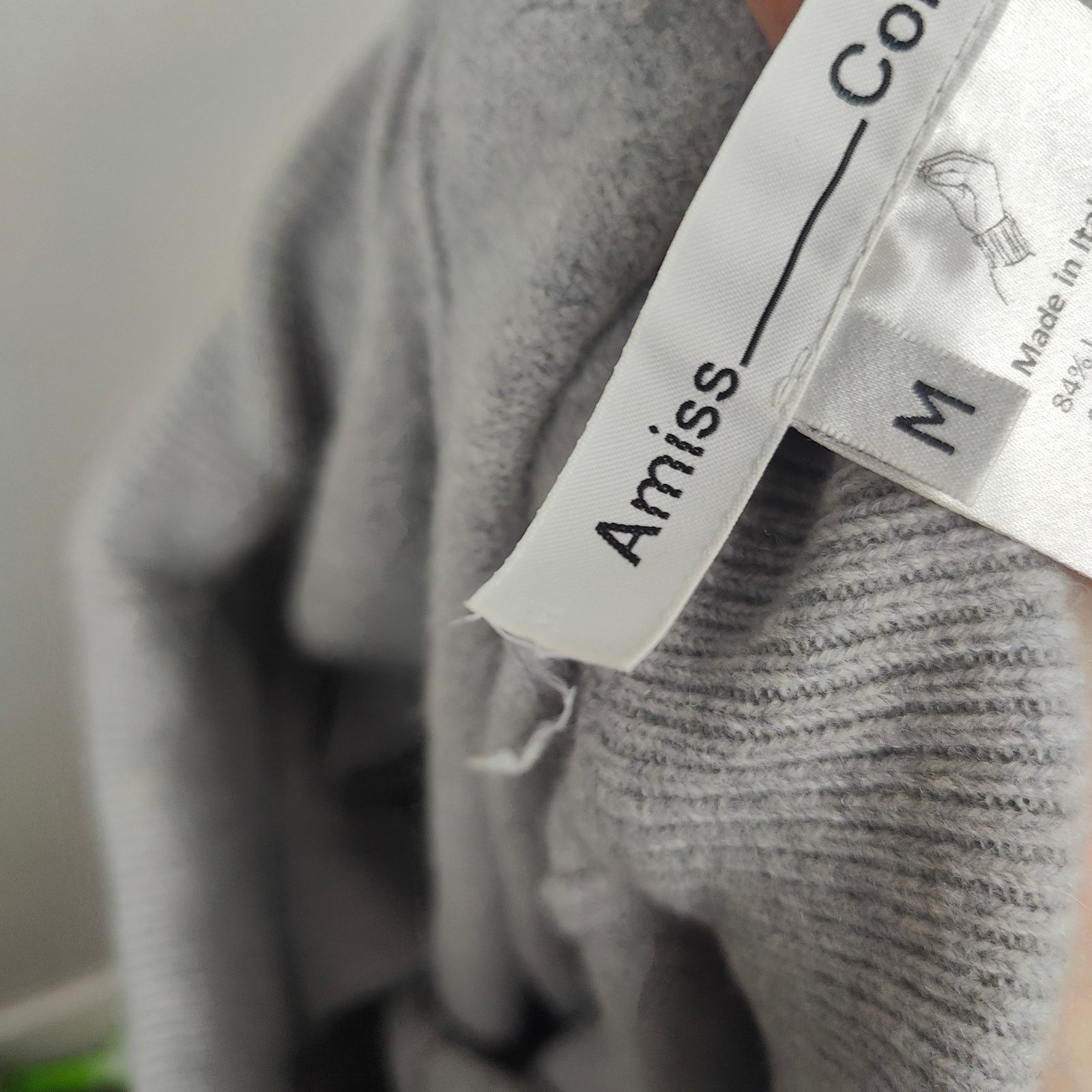 Other Amiss Conception Wool Cashmere Pants Size Medium Gray Size 30" / US 8 / IT 44 - 8 Thumbnail