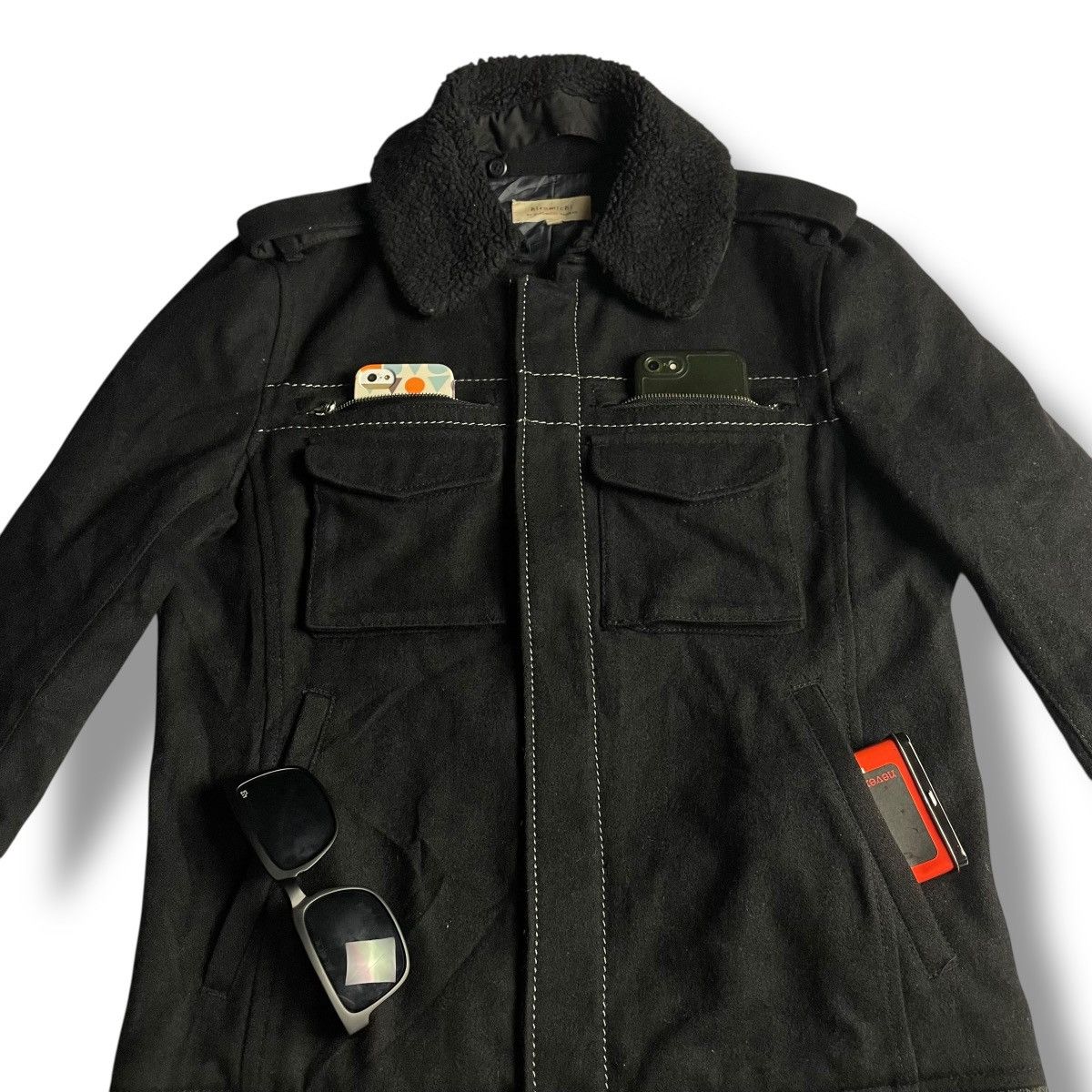 Japanese Brand HIROMICHI NAKANO WOOL M65 FIELD JACKET Size US M / EU 48-50 / 2 - 6 Thumbnail