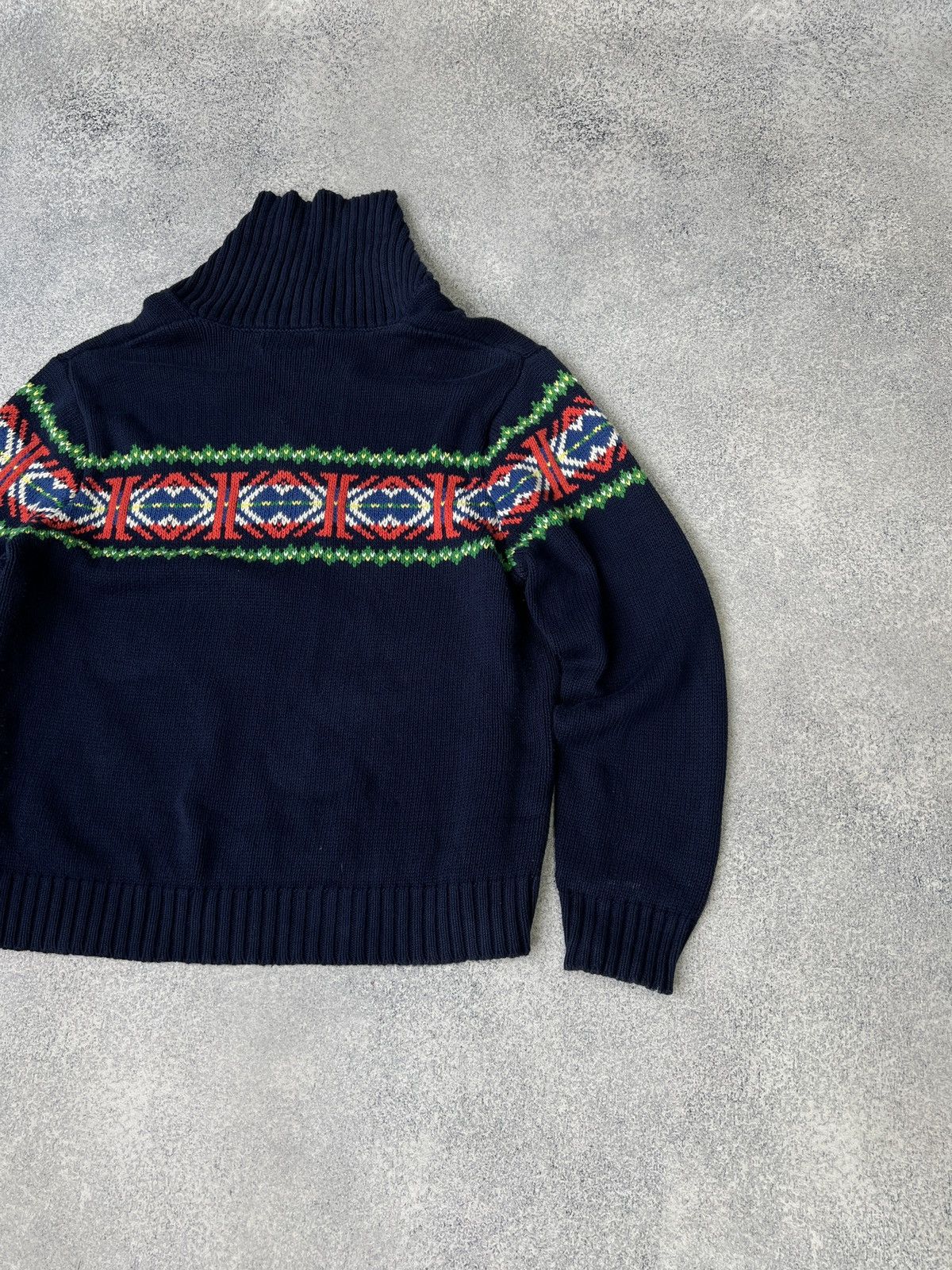 Polo Ralph Lauren × Vintage Vintage Knitted Polo Ralph Lauren Ski sweater Size US XL / EU 56 / 4 - 12 Thumbnail
