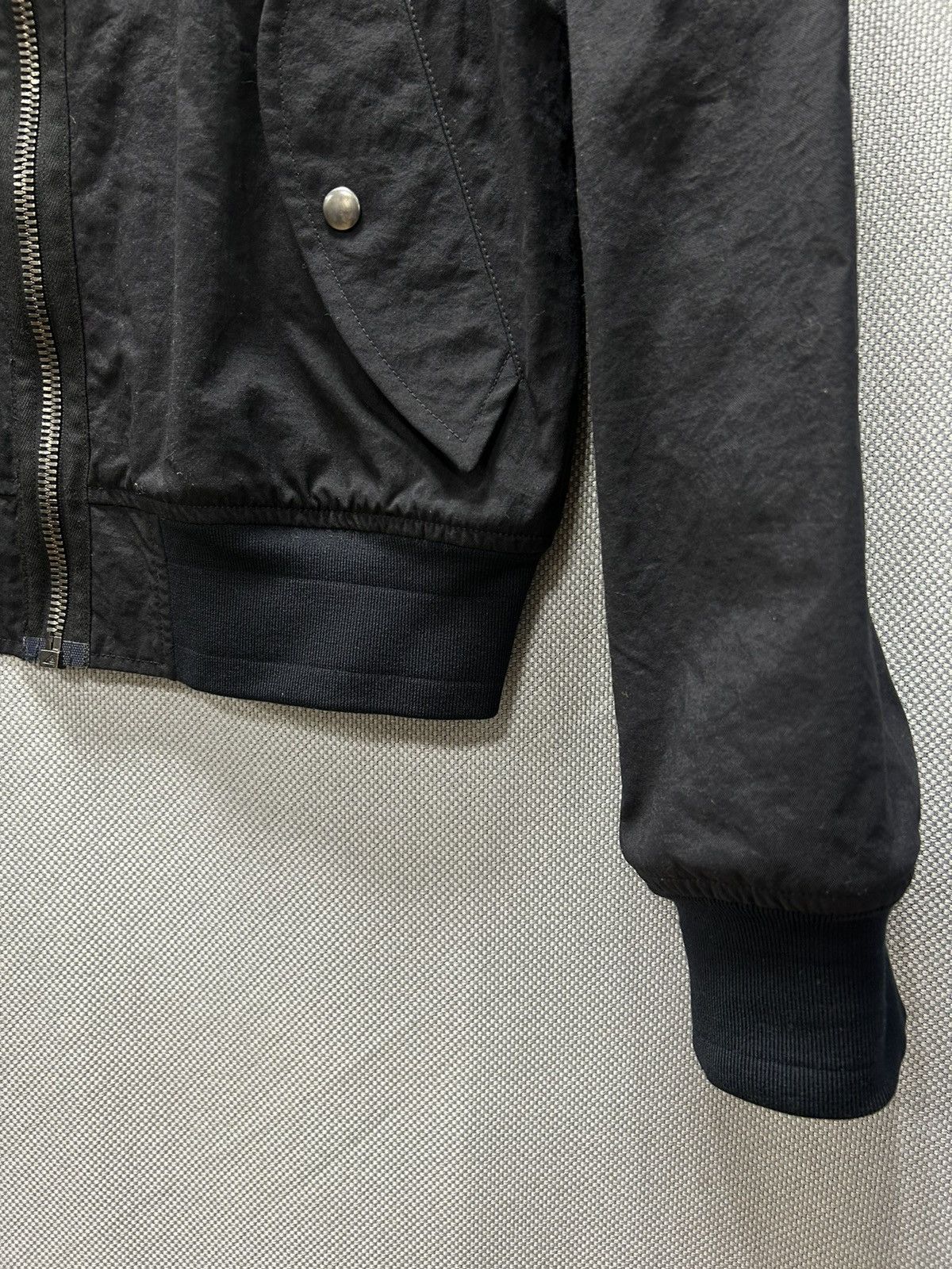 Saint Laurent Paris Vintage YSL Yves Saint Laurent Zip Nylon Bomber Jacket Size US M / EU 48-50 / 2 - 5 Thumbnail