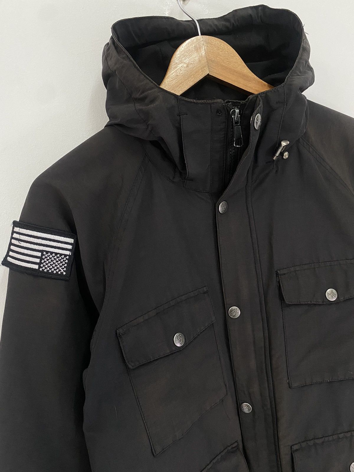 FUCT × SSDD × Vintage FUCT Ssdd USA Upside Down Flag Gorpcore StyleParka Jacket Size US S / EU 44-46 / 1 - 5 Thumbnail