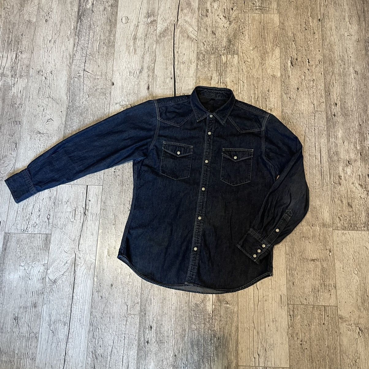 Japanese Brand × Muji Muji Denim jacket jeans streetwear y2k rare vintage Size US XL / EU 56 / 4 - 1 Thumbnail