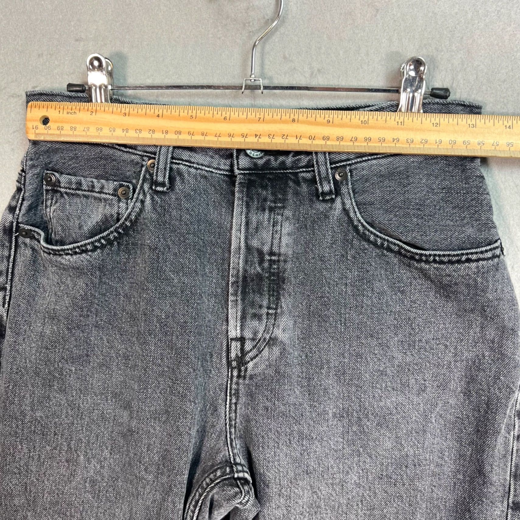 Everlane VINTAGE Everlane The 90s Jeans Denim Straight Women's 26 Gray Organic Cotton High-Waist 90s Style Jeans Womens Size 26" / US 2 / IT 38 - 5 Thumbnail