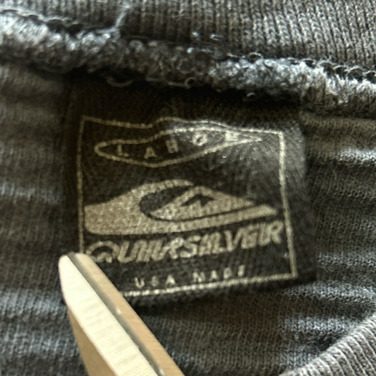 Quiksilver × Vintage blue vintage 1996 single stitch corduroy quiksilver t-shirt Size US L / EU 52-54 / 3 - 4 Thumbnail