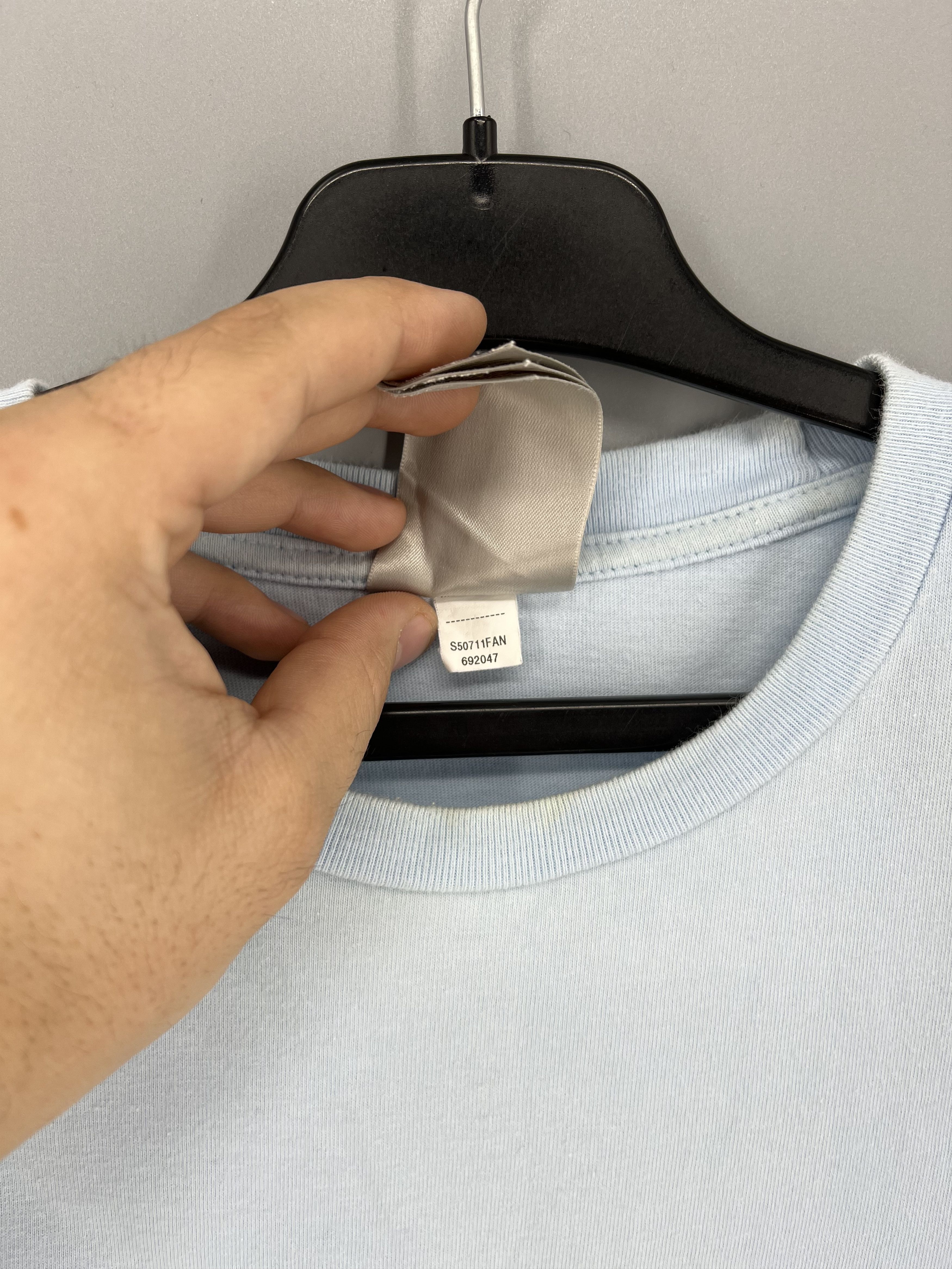 Nike NIKE T-Shirt White Big Blue Logo Size L Original Sportswear Size US L / EU 52-54 / 3 - 9 Thumbnail