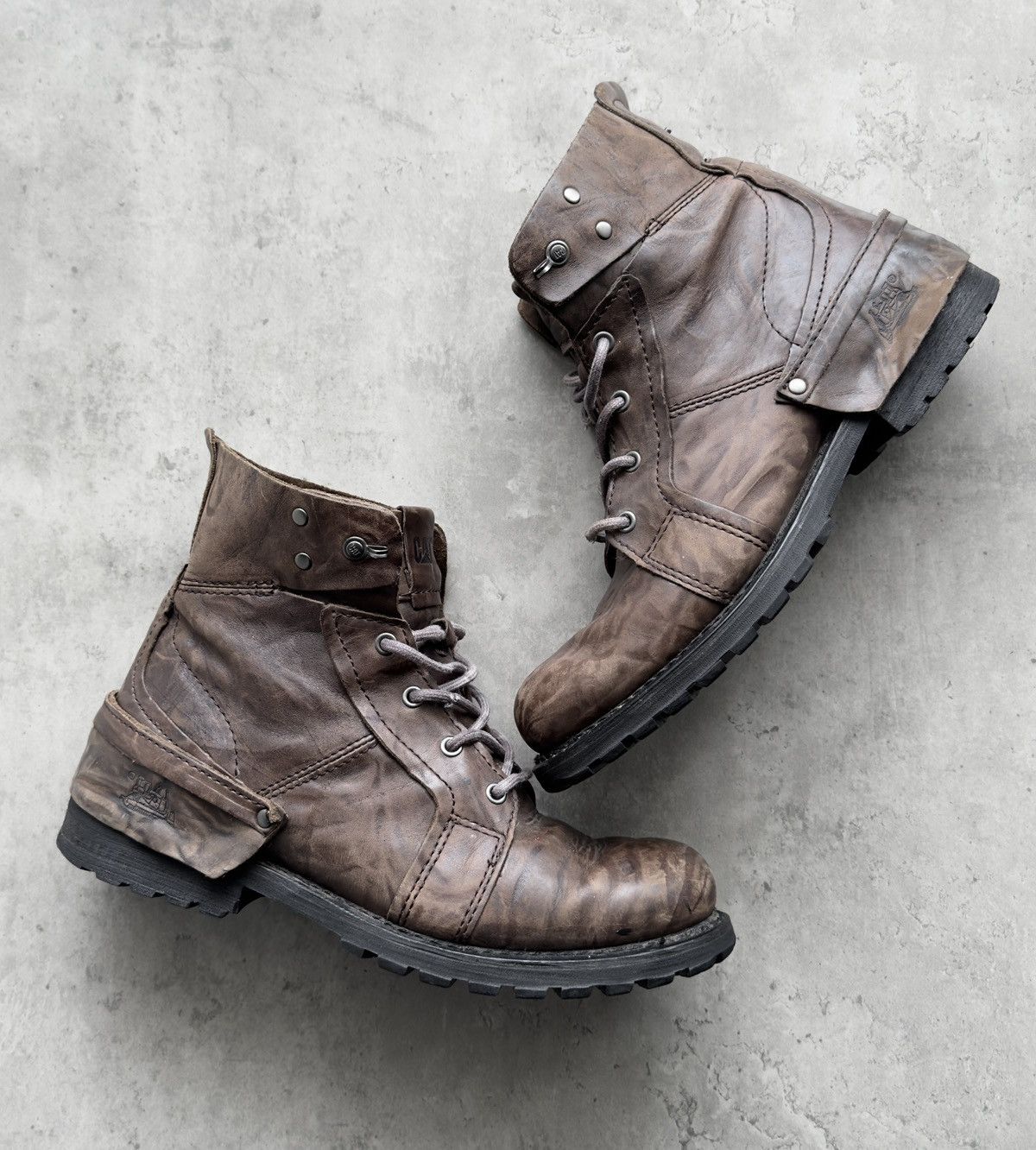 Vintage Caterpillar RAW Peril Boots guidi as98 style rare