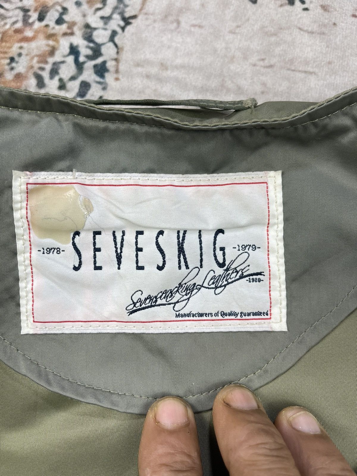 Vintage SEVESKIG Upcycle Rebear Military Jackets Size US M / EU 48-50 / 2 - 22 Thumbnail