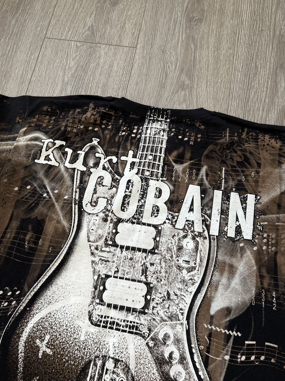 Band Tees 💥💥 Kurt Cobain Nirvana Band Tee Over Print Size US L / EU 52-54 / 3 - 9 Thumbnail