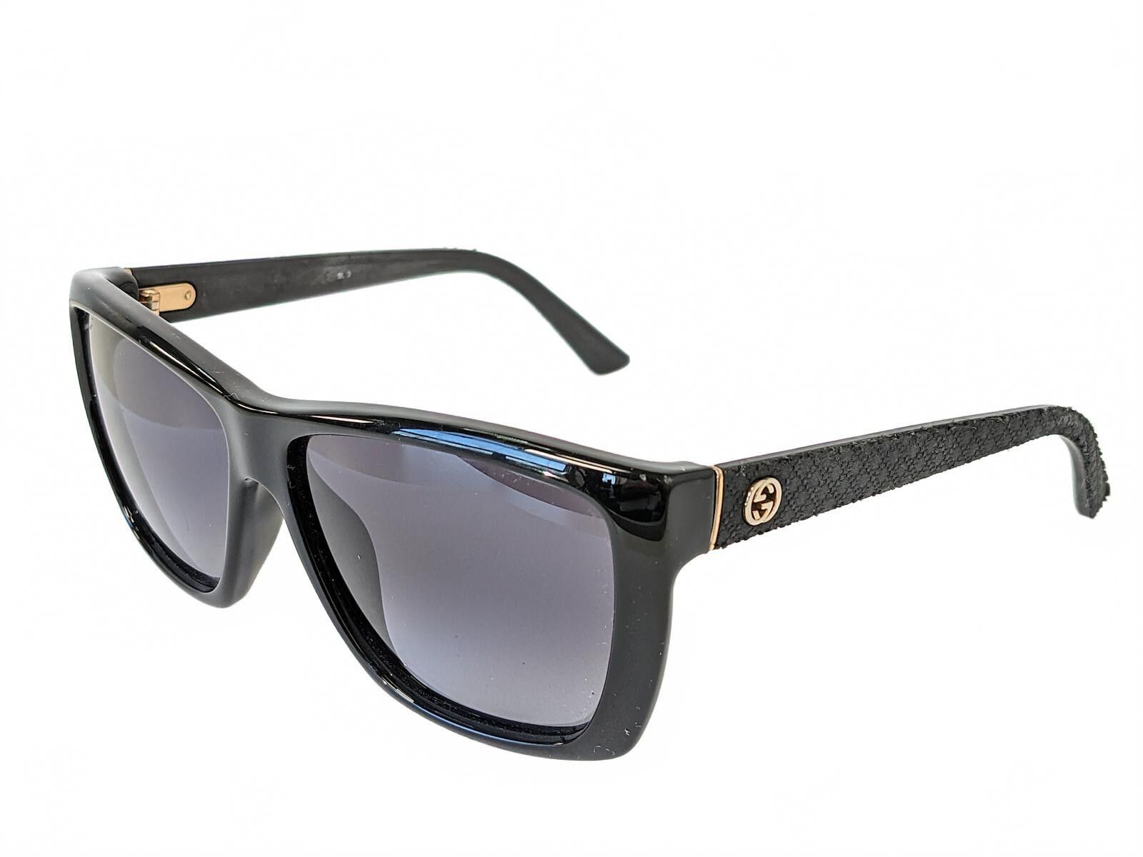 Gucci Gucci GG 3716/S Sunglasses Italy | Textured Black Square Size ONE SIZE - 2 Thumbnail