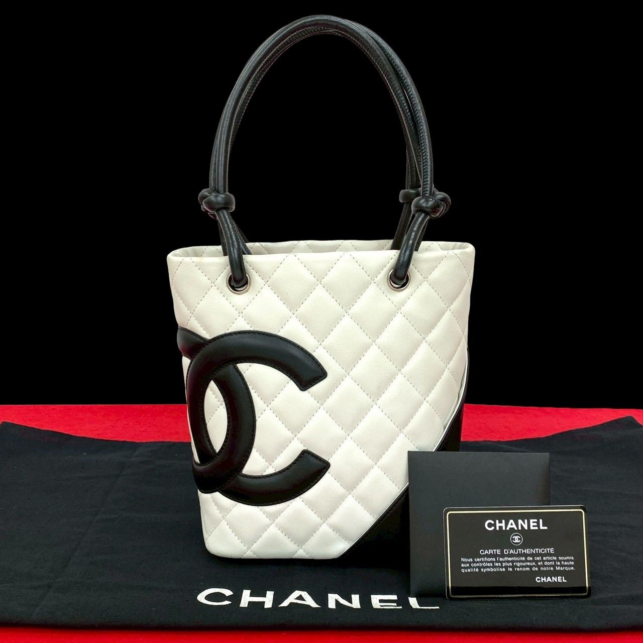 Chanel Chanel Chanel Cambon Line Small Handbag Leather Handbag DUTY FREE for USA Size ONE SIZE - 1 Thumbnail
